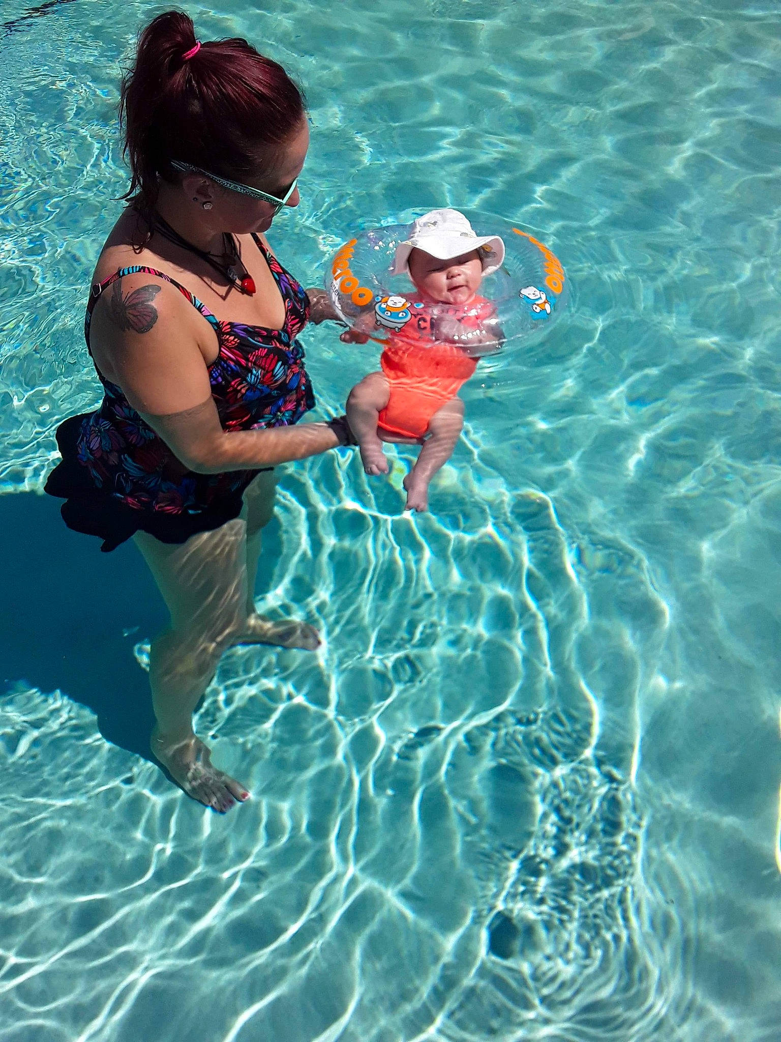 Dakotah is registered to the contest to win money with this photo: child, fun, headwear, leisure, ocean, person, play, recreation, sea, snorkeling, swimming, swimming_pool, toddler, tourism, vacation, water