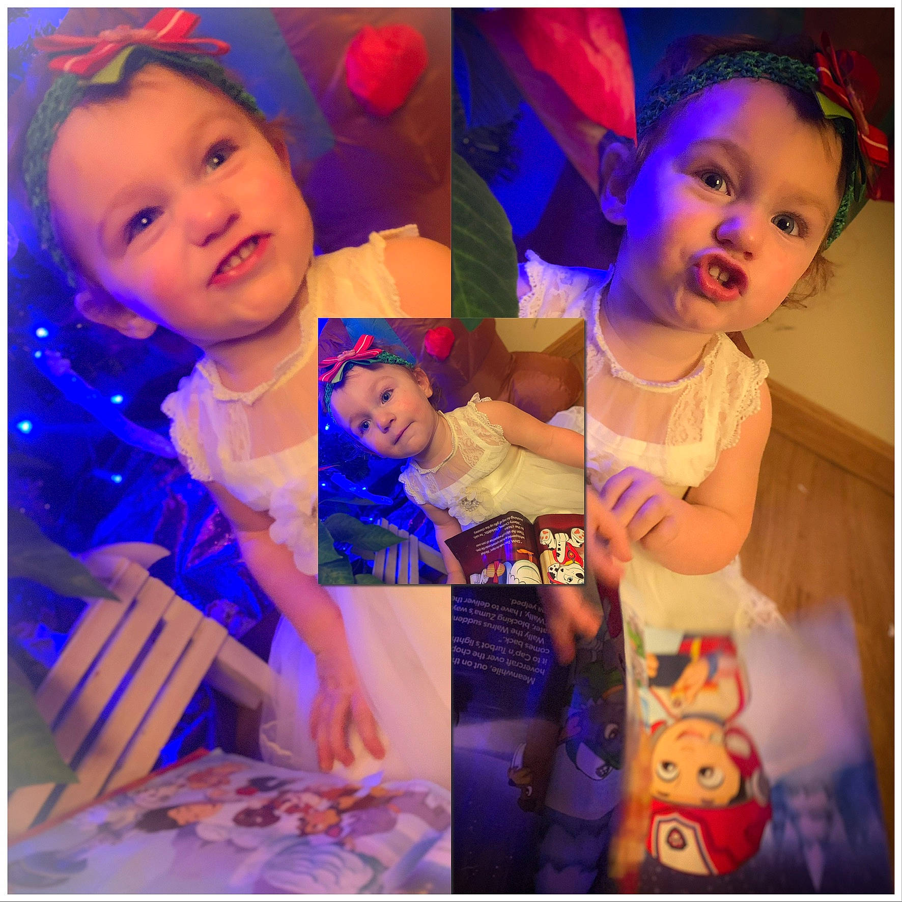 Eleanora joined the competition — help win amazing prizes! baby, baby_laughing, baby_toddler_clothing, child, costume_accessory, ear, facial_expression, family, hair_accessory, happy, headband, headwear, love, mouth, nose, person, pink, playing_with_kids, purple, surprise