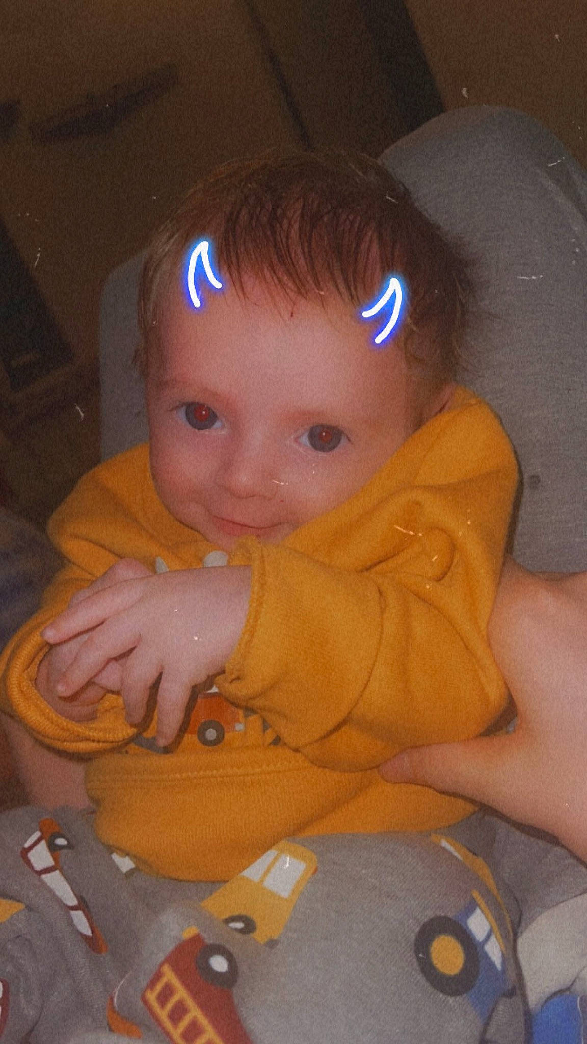 Chase joined the competition — help win amazing prizes! baby, baby_toddler_clothing, cheek, chest, child, chin, doll, eyebrow, facial_expression, fun, hairstyle, happy, human_body, iris, nose, person, skin, thumb, toddler, toy