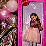 Raegan is registered to the contest to win money with this photo: balloon, beauty, christmas_ornament, decoration, doll, dress, event, happy, magenta, material_property, organ, ornament, party_supply, pattern, pink, product, purple, souvenir, toy, violet