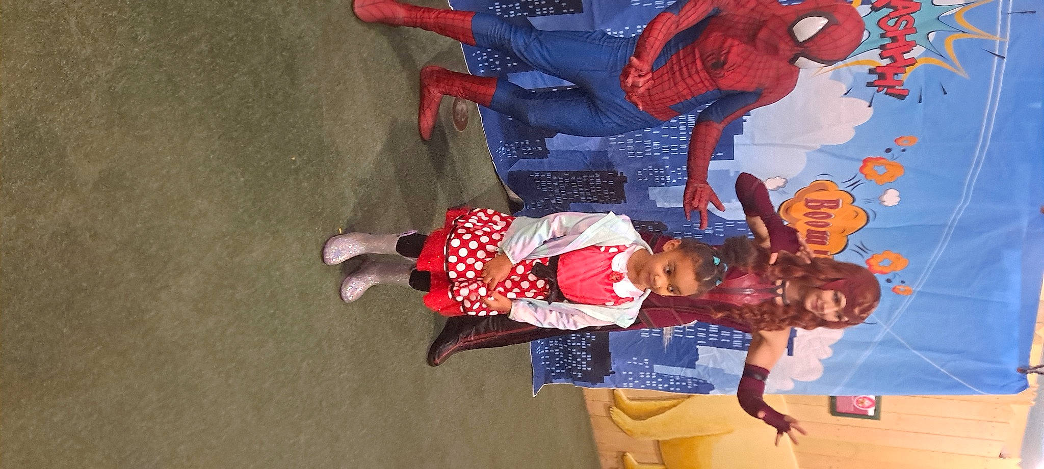 Peyton is registered to the contest to win money with this photo: art, carmine, child, electric_blue, fictional_character, fun, happy, joy, leisure, person, play, recreation, red, toddler, tree, world