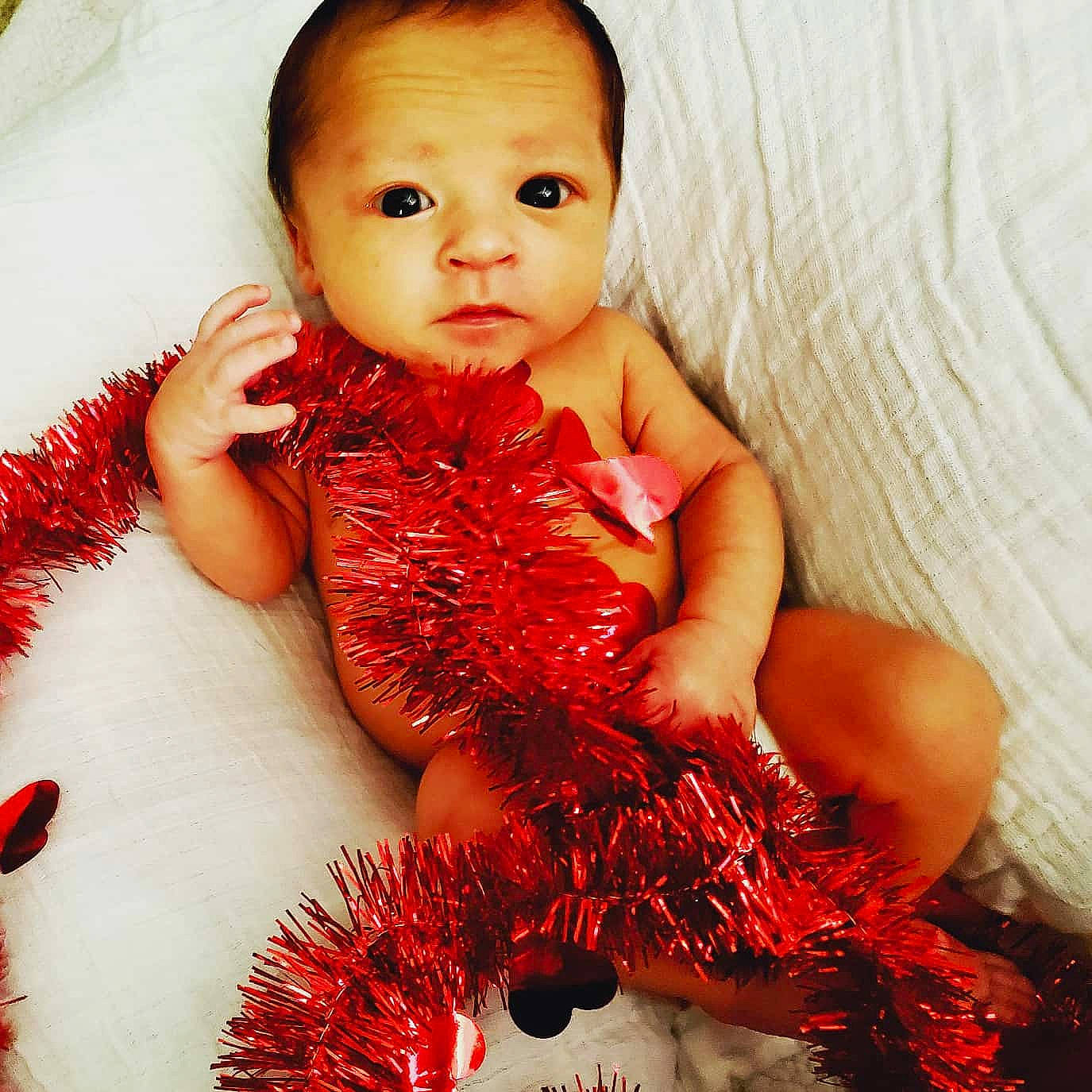 Kaison joined the competition — help win amazing prizes! baby, beauty, cheek, child, dress, eye, face, finger, flesh, fur, head, lip, mouth, nose, person, plant, red, skin, smile, toddler