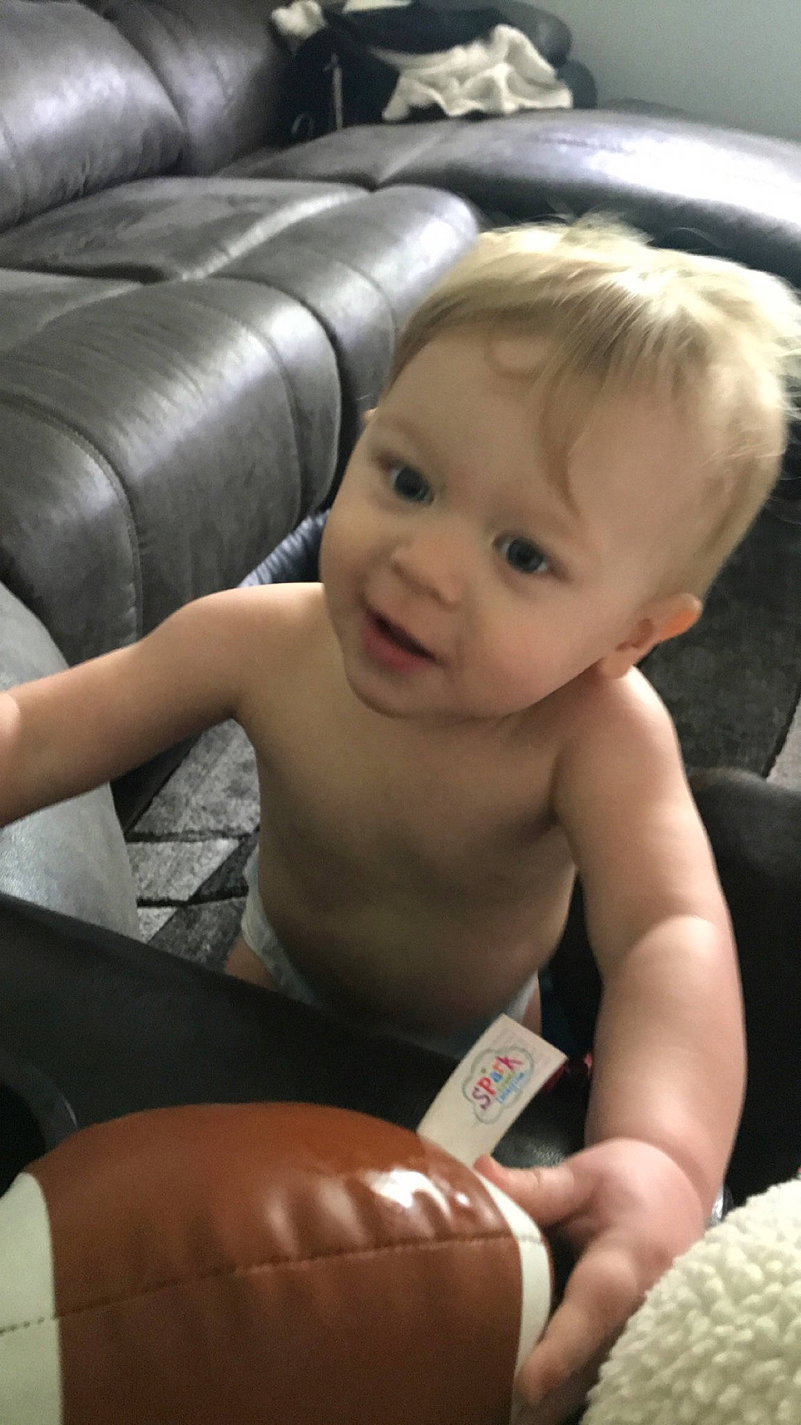 Raiden is registered to the contest to win money with this photo: baby, car_seat, child, person, sitting, toddler