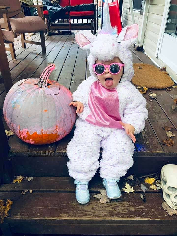 Hazel Lillian joined the competition — help win amazing prizes! _and_melon_family, _gourd, baby_toddler_clothing, calabaza, costume, costume_accessory, costume_hat, cucumber, cucurbita, fictional_character, fur, goggles, gourd, hat, headwear, party_hat, person, produce, pumpkin, squash