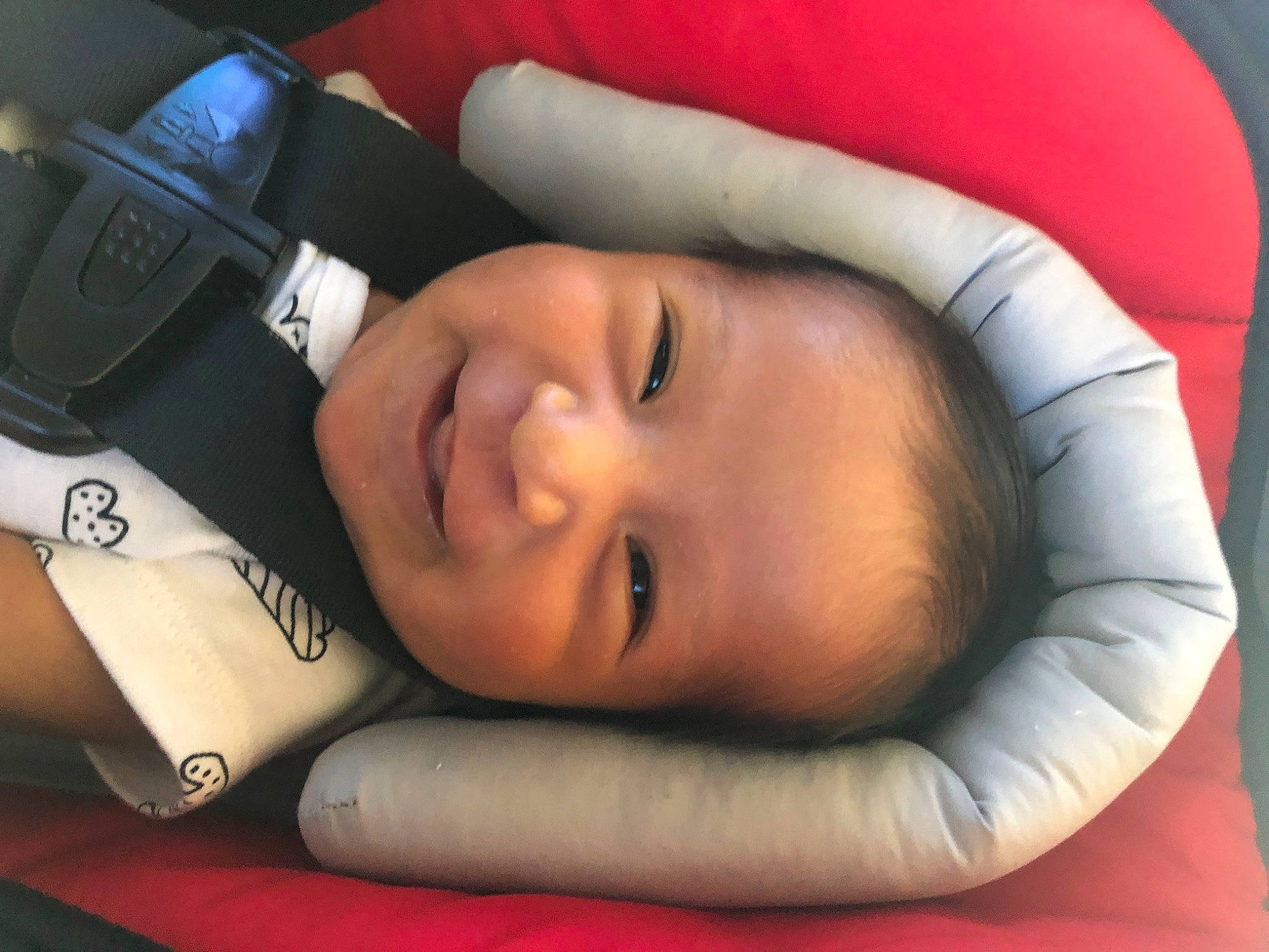 Zayden joined the competition — help win amazing prizes! baby, cheek, chin, comfort, eye, eyebrow, eyelash, facial_expression, finger, flash_photography, hairstyle, lip, mammal, mouth, nose, person, product, skin, smile, toddler