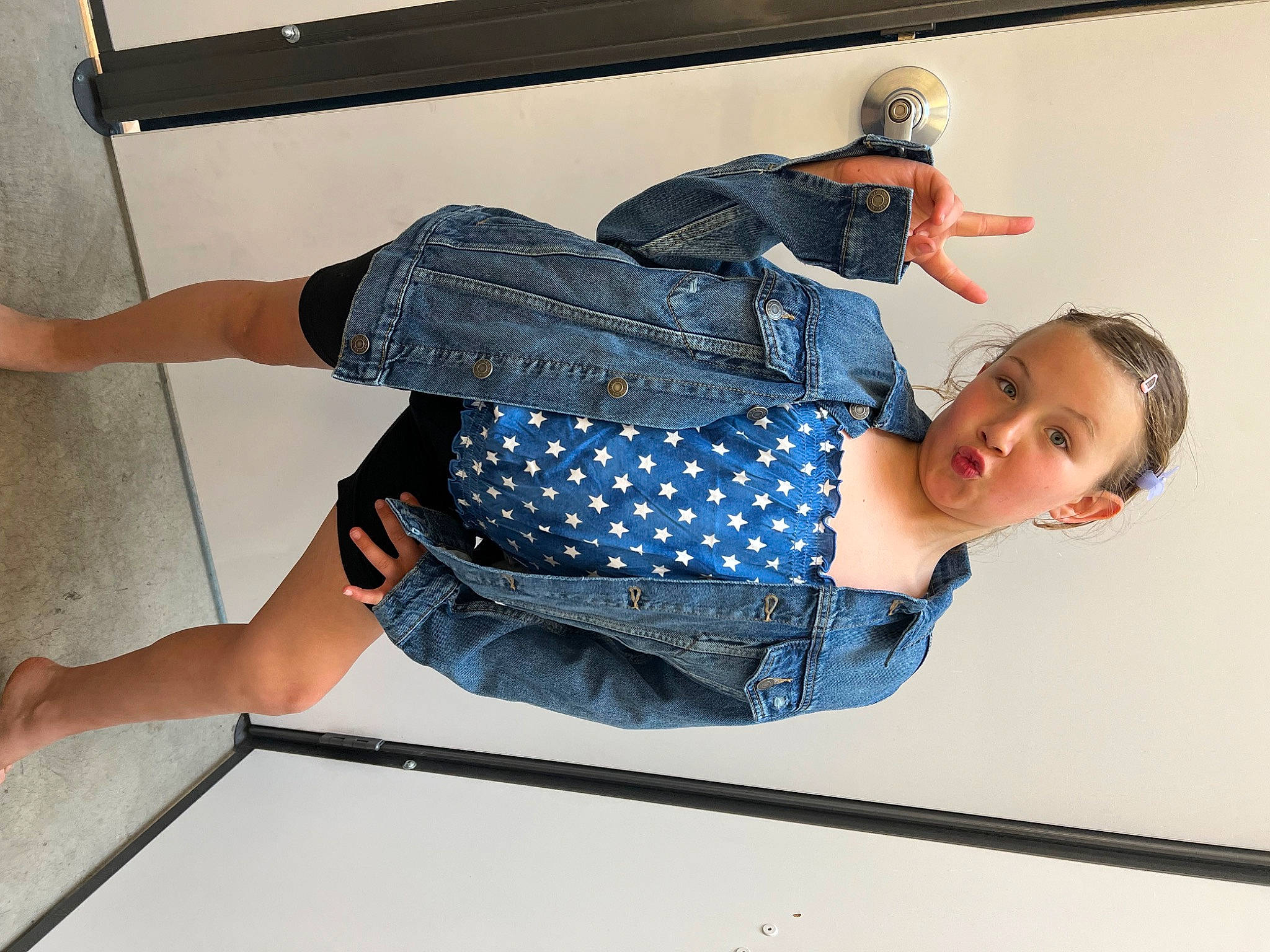 Lillyonna joined the competition — help win amazing prizes! bag, comfort, denim, elbow, electric_blue, fashion_design, fun, gesture, human_leg, joint, knee, leisure, luggage_and_bags, pattern, person, sitting, sleeve, thigh, travel, waist
