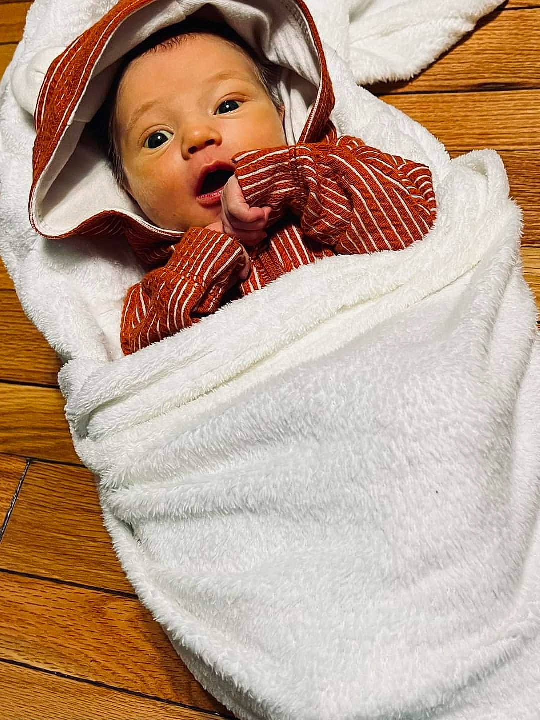 Drayden joined the competition — help win amazing prizes! baby, baby_products, baby_sleeping, baby_toddler_clothing, bedding, cap, cheek, child, comfort, happy, hat, headgear, linens, person, skin, sleeve, sun_hat, textile, toddler, wood