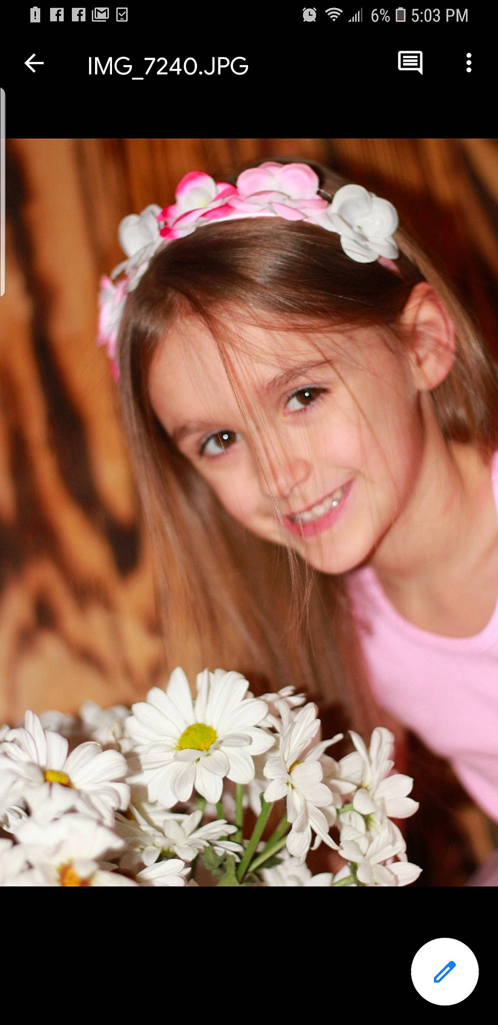 Abigail joined the competition — help win amazing prizes! beauty, bouquet, brown_hair, child, dress, fashion_accessory, flower, flower_girl, hair, hair_accessory, hairstyle, headgear, headpiece, joy, long_hair, person, petal, plant, skin, smile