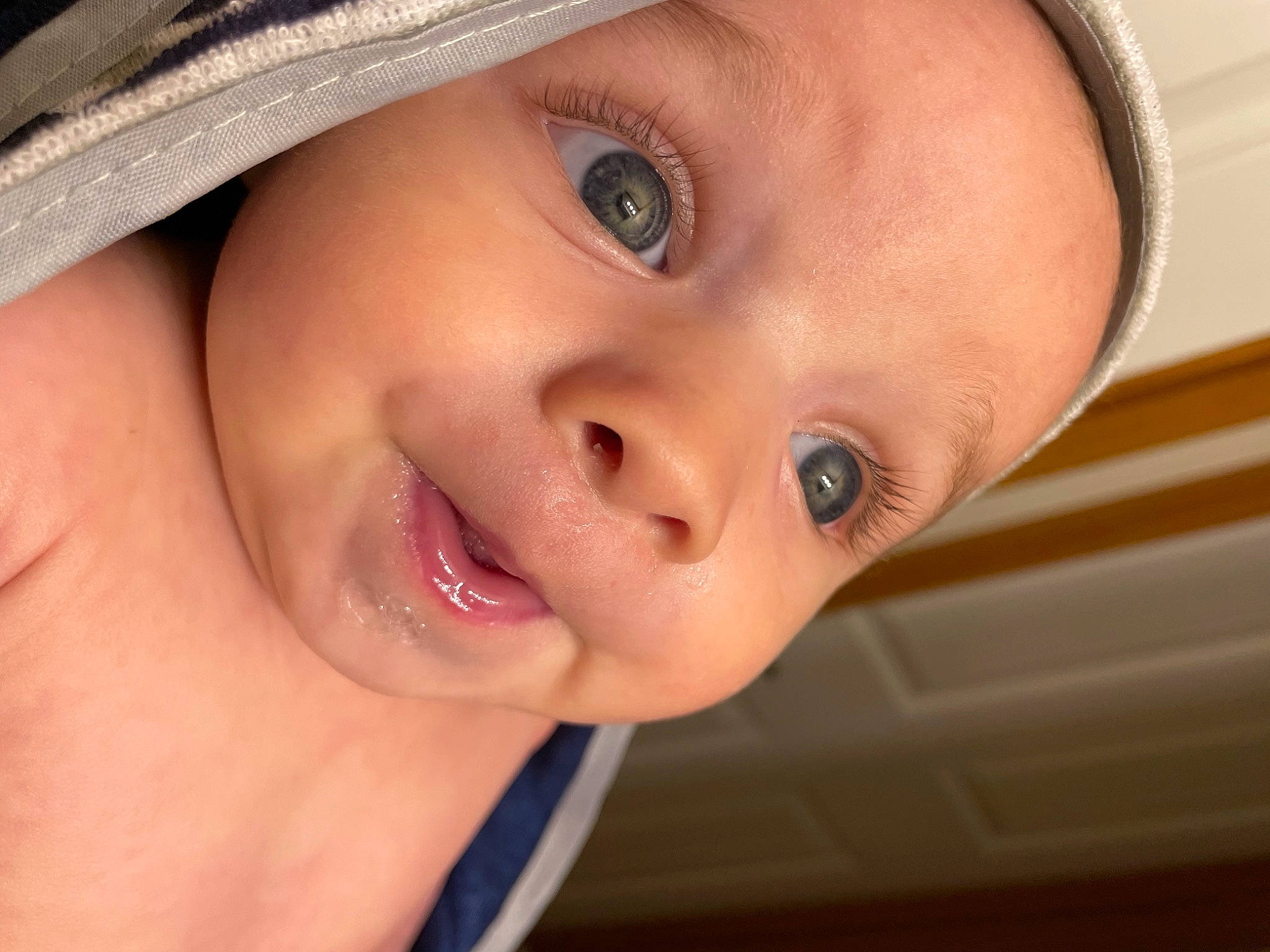 Thor joined the competition — help win amazing prizes! baby, cap, cheek, close_up, ear, eyelash, forehead, happy, hat, headgear, iris, jaw, lip, mouth, nose, person, skin, smile, throat, toddler
