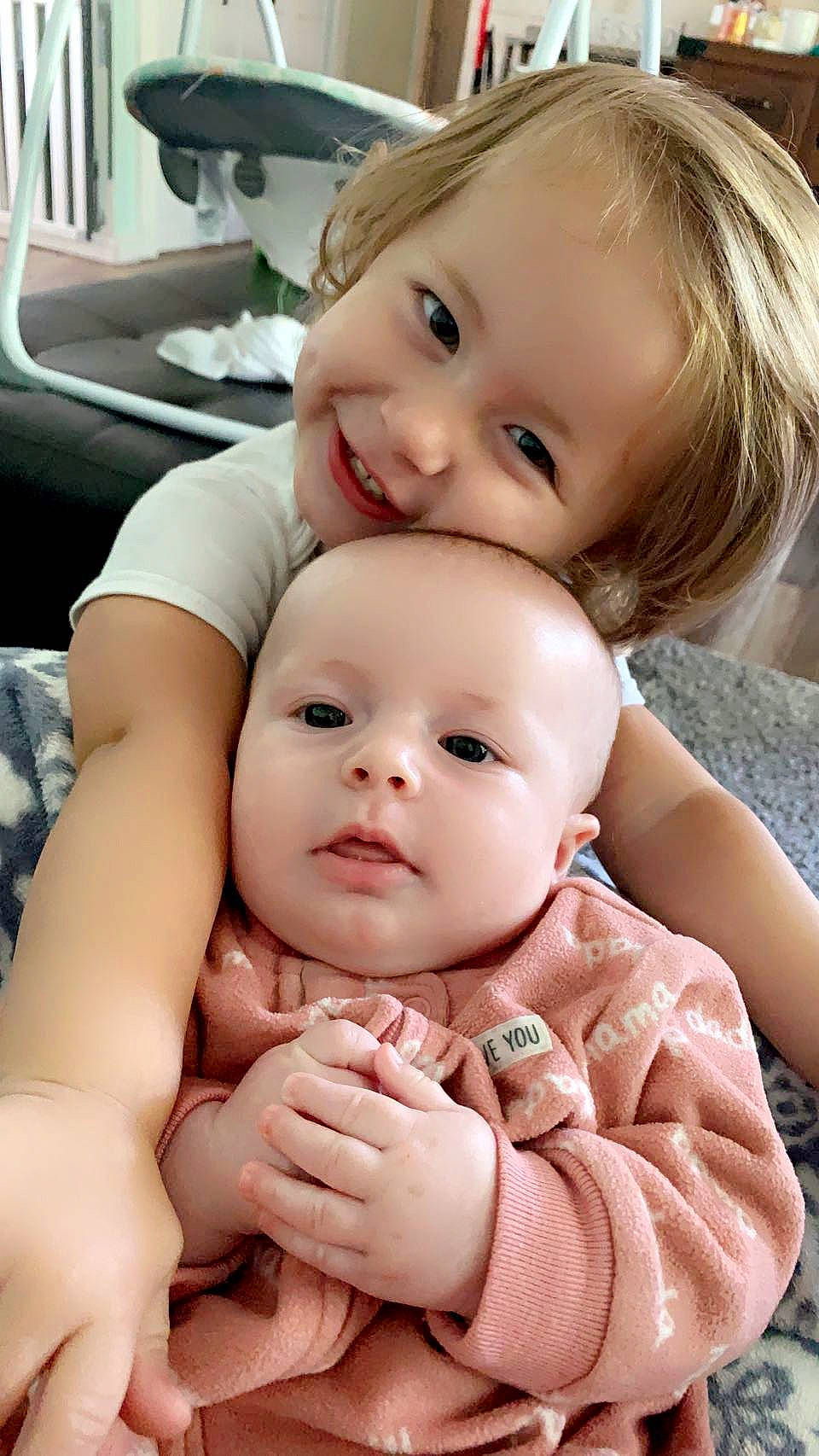 Brooklynn is registered to the contest to win money with this photo: arm, cheek, chin, comfort, eye, eyebrow, face, facial_expression, hairstyle, hand, head, joy, lip, mouth, muscle, nose, person, photograph, skin, smile