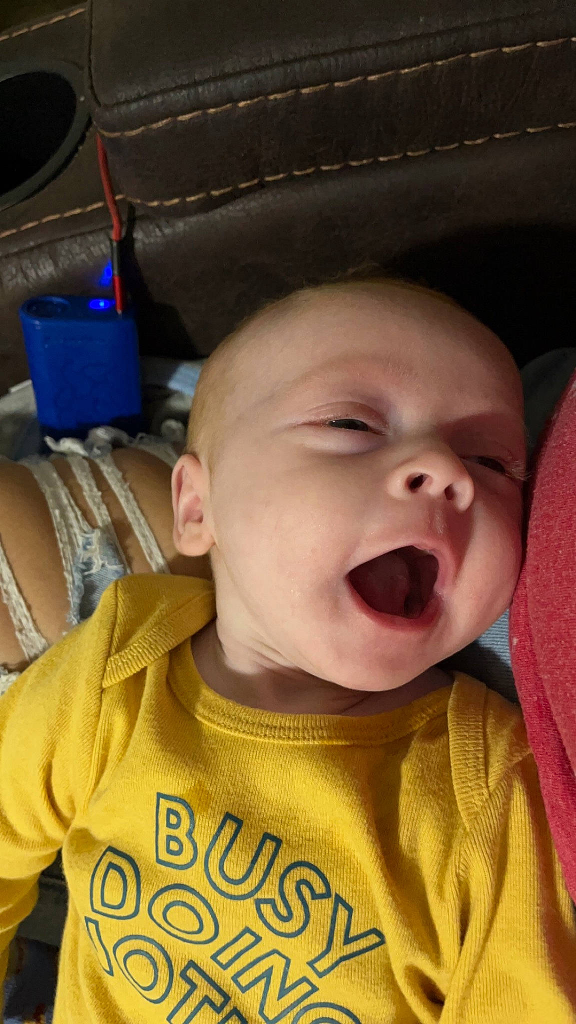 Kyson is registered to the contest to win money with this photo: baby, baby_toddler_clothing, cheek, ear, eye, eyebrow, face, facial_expression, forehead, head, iris, jaw, lip, mouth, neck, nose, person, skin, sleeve, smile