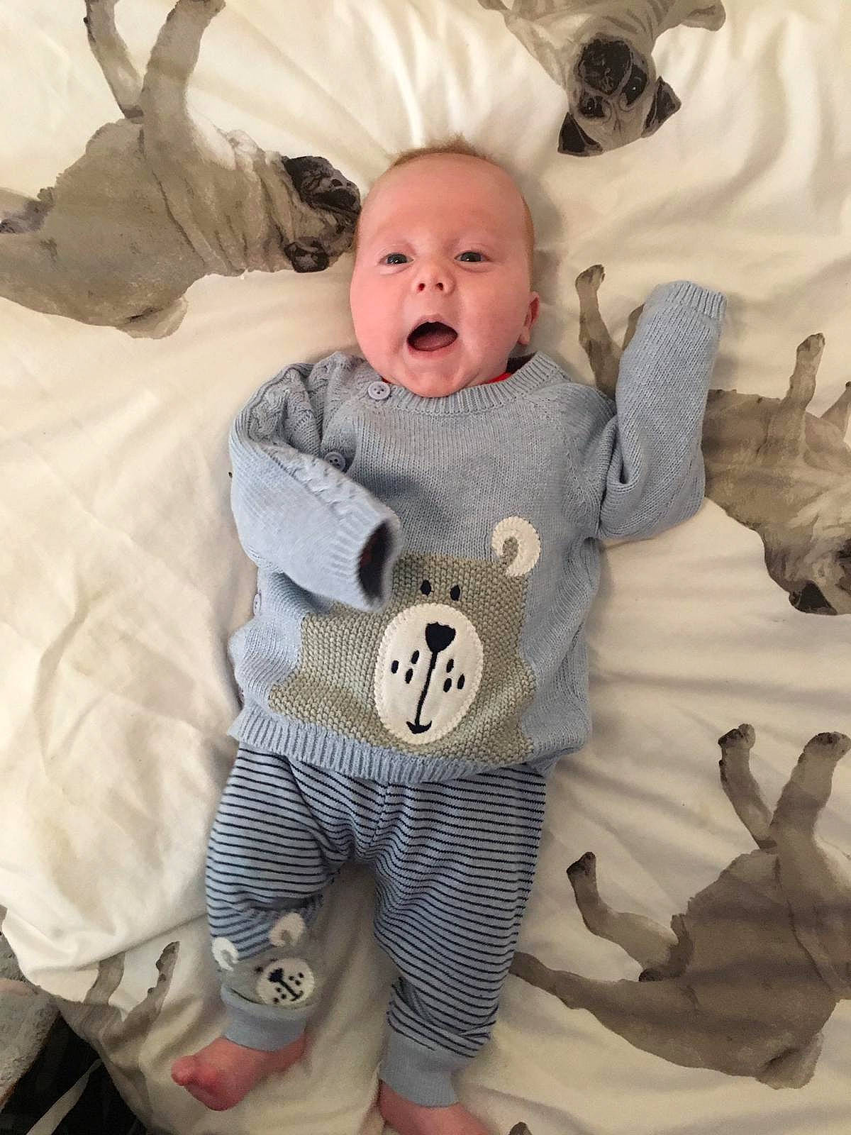 Tommy joined the competition — help win amazing prizes! baby, baby_products, child, facial_expression, person, product, smile, toddler