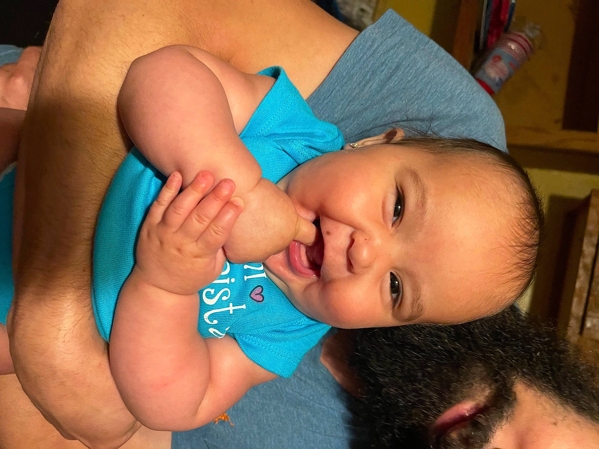 Jaylani joined the competition — help win amazing prizes! arm, baby, baby_toddler_clothing, cheek, chin, ear, eyebrow, eyelash, gesture, hand, human_body, iris, lip, mouth, neck, nose, organ, person, product, skin