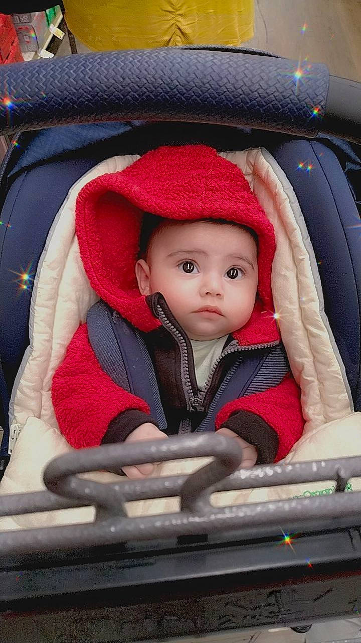 Armando joined the competition — help win amazing prizes! auto_part, baby, baby_carriage, baby_products, baby_safety, baby_toddler_clothing, beauty, car_seat, cheek, child, chin, comfort, eye, facial_expression, fun, outerwear, person, sitting, skin, toddler