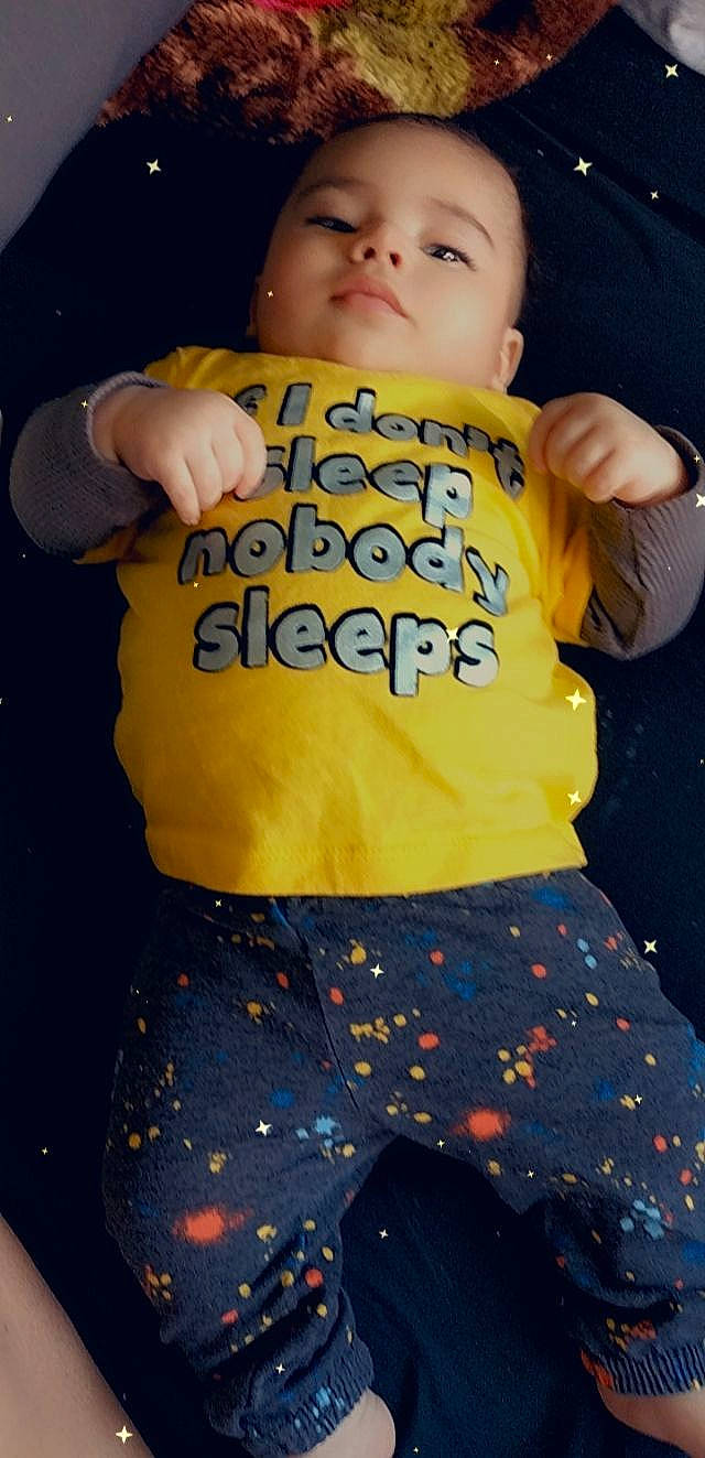 Armando joined the competition — help win amazing prizes! abdomen, arm, baby, baby_toddler_clothing, child, comfort, cool, face, fun, gesture, hand, happy, human_body, neck, pattern, person, sleeve, t_shirt, toddler, trunk