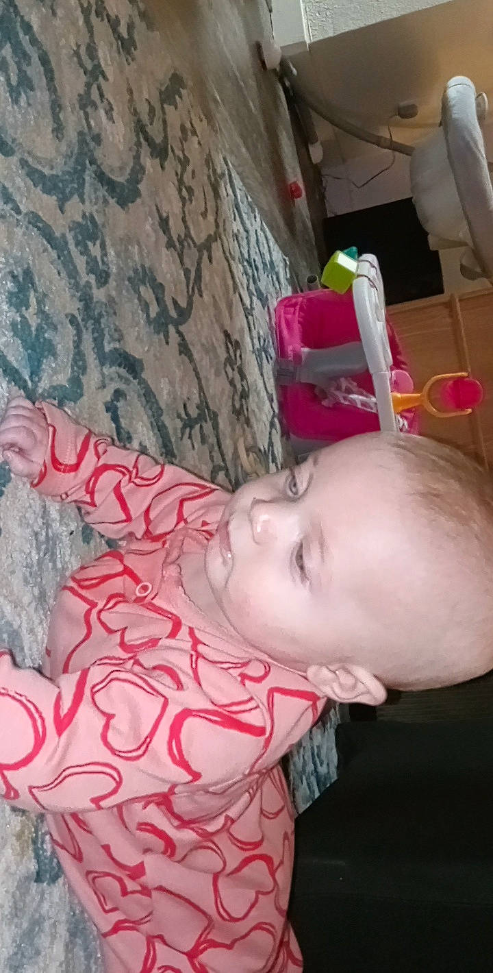 Nakaiya is registered to the contest to win money with this photo: baby, baby_products, baby_toddler_clothing, cheek, child, eyelash, magenta, pattern, person, pink, room, skin, toddler