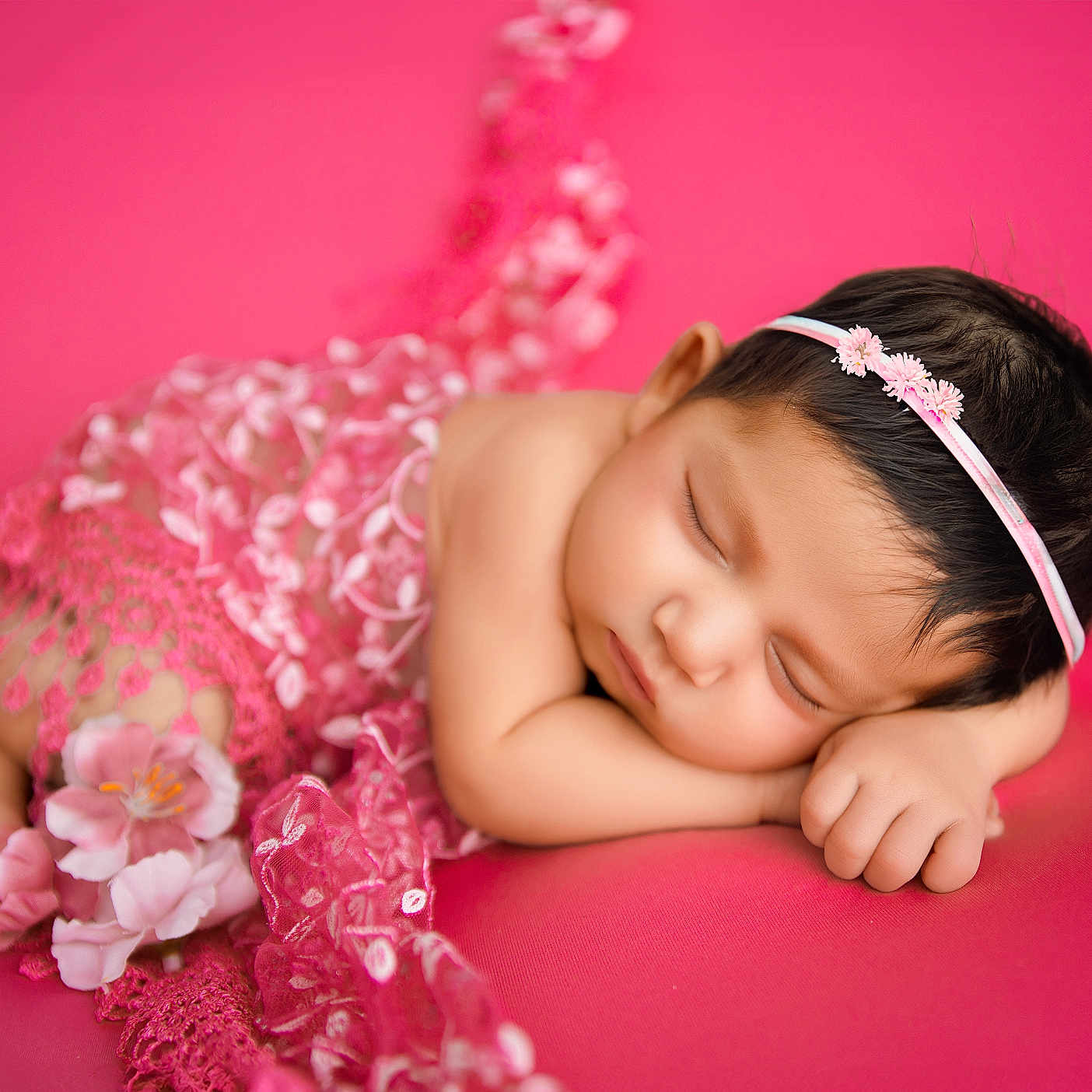 Anastasia joined the competition — help win amazing prizes! accessories, baby, bodypart, clothing, dress, face, finger, flower, flowerarrangement, hand, happy, head, headband, newborn, person, photography, plant, portrait, sleeping, smile