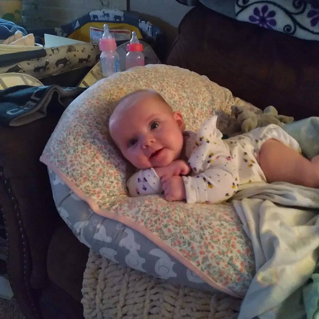 Adriana joined the competition — help win amazing prizes! baby, baby_products, baby_safety, baby_sleeping, baby_toddler_clothing, bedtime, cheek, child, comfort, couch, hat, infant_bed, lap, linens, nap, person, room, sitting, sleep, toddler