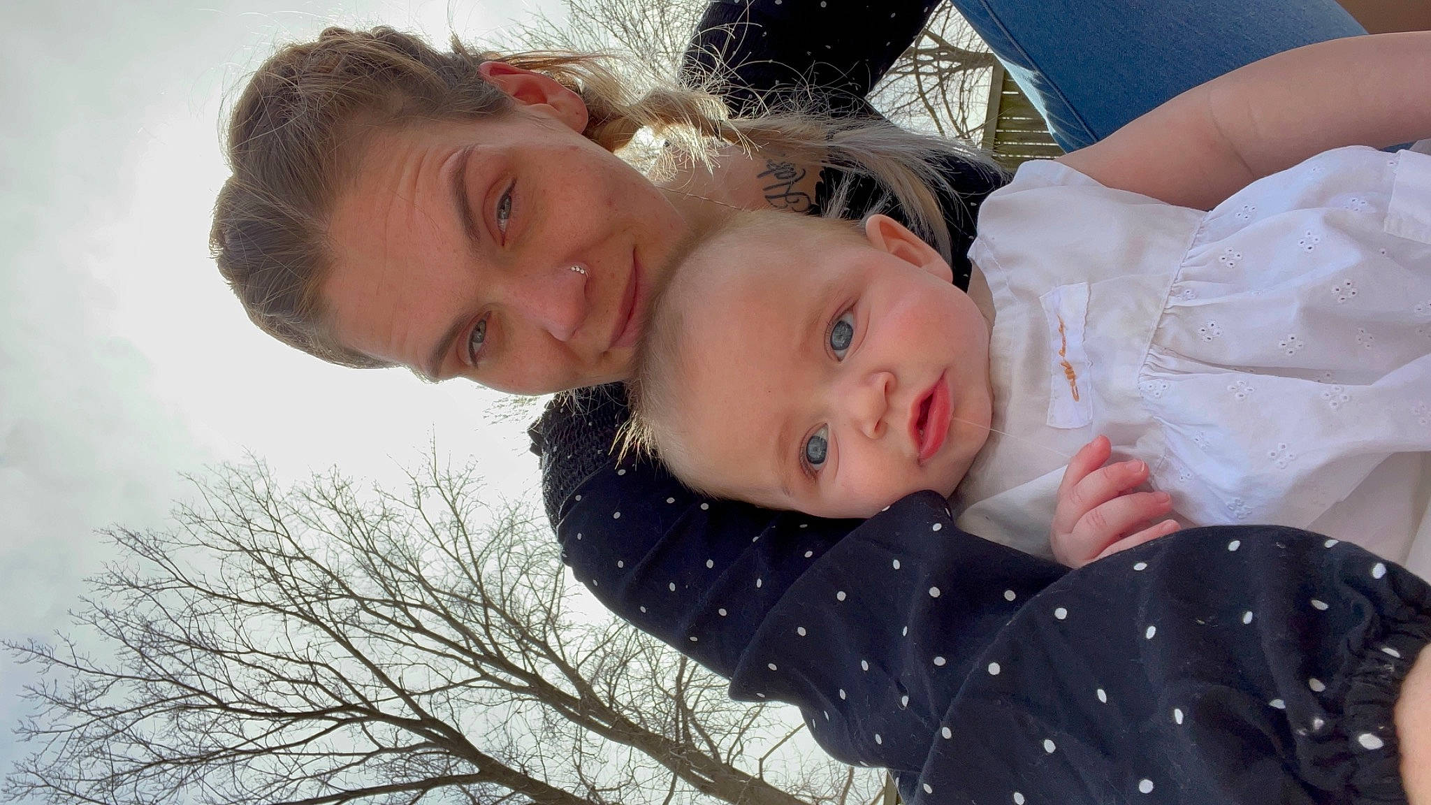 Serenity is registered to the contest to win money with this photo: baby_toddler_clothing, cheek, child, flash_photography, fun, grass, happy, head, iris, lip, nose, pattern, people, people_in_nature, person, sky, smile, toddler, tree, vertebrate