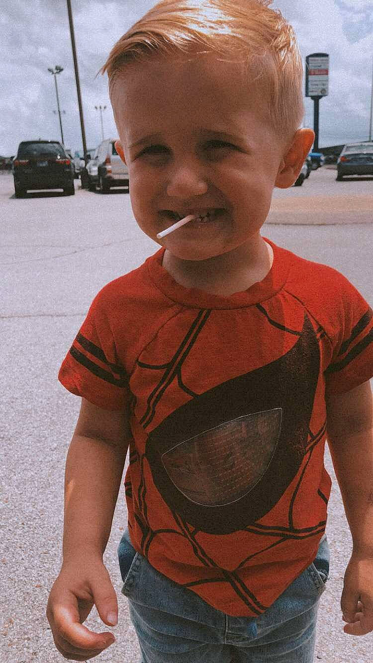 Waylon joined the competition — help win amazing prizes! baby_toddler_clothing, cheek, chest, chin, cool, eyewear, happy, joy, lip, neck, nose, person, shoulder, skin, sleeve, smile, t_shirt, tire, toddler, trunk