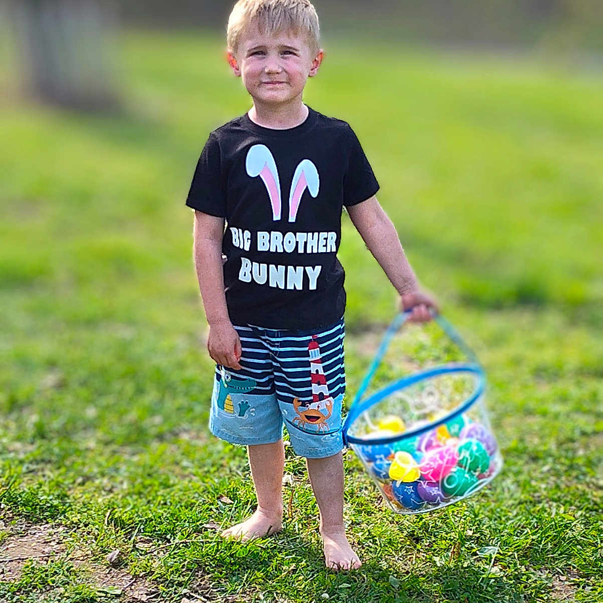 Waylon joined the competition — help win amazing prizes! backyard, boy, child, clothing, face, grass, head, lawn, male, nature, outdoors, person, photography, plant, portrait, shorts, sphere, summer, t_shirt, yard