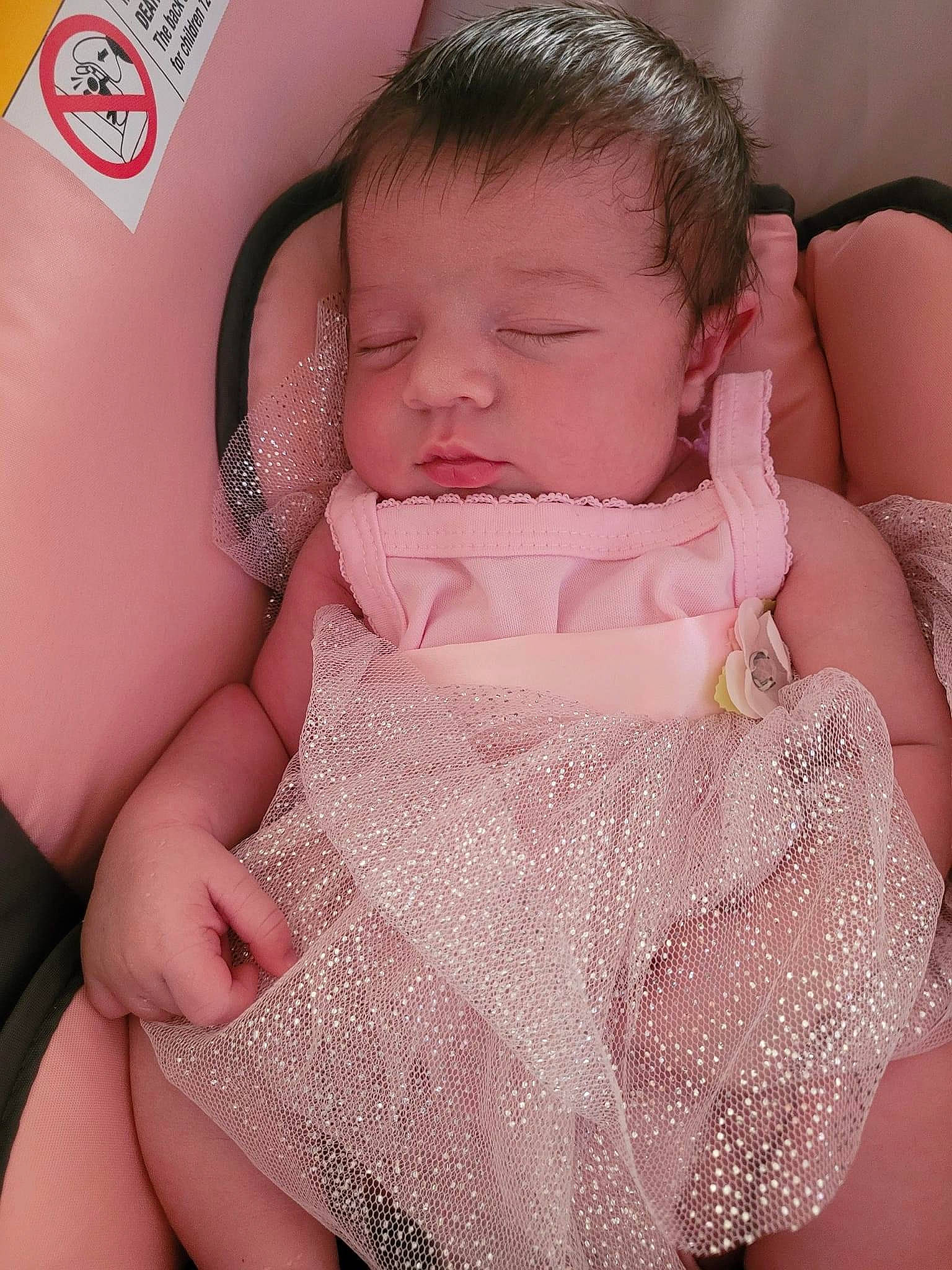 Magdalena is registered to the contest to win money with this photo: baby, baby_sleeping, baby_toddler_clothing, cheek, chin, comfort, eye, eyelash, face, hand, head, human_body, lip, mouth, neck, person, pink, shoulder, skin, stomach