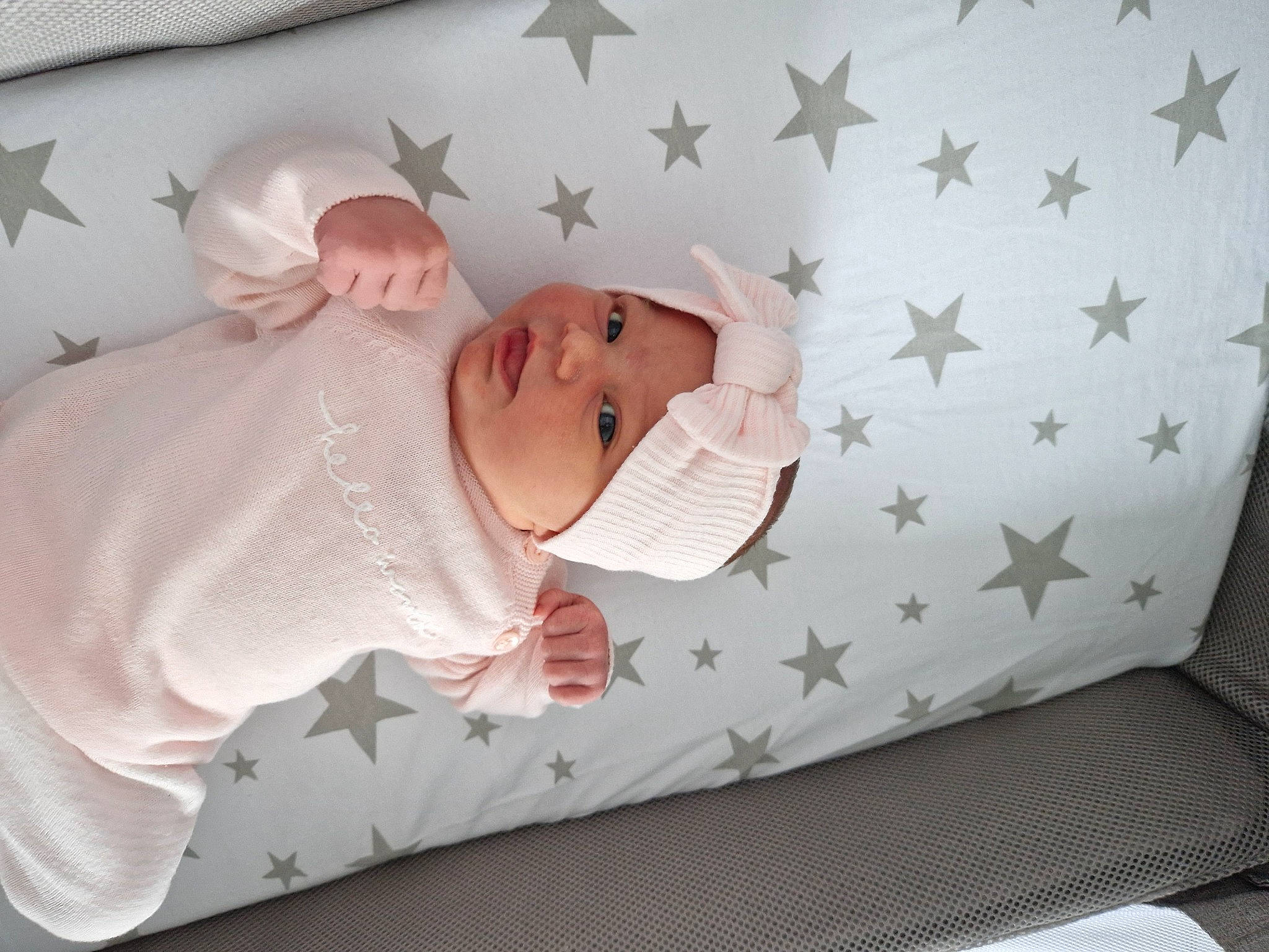 Cali is registered to the contest to win money with this photo: baby, baby_products, baby_safety, baby_toddler_clothing, bedding, child, comfort, event, flag_of_the_united_states, happy, headwear, holiday, linens, paper, pattern, person, room, smile, textile, toddler