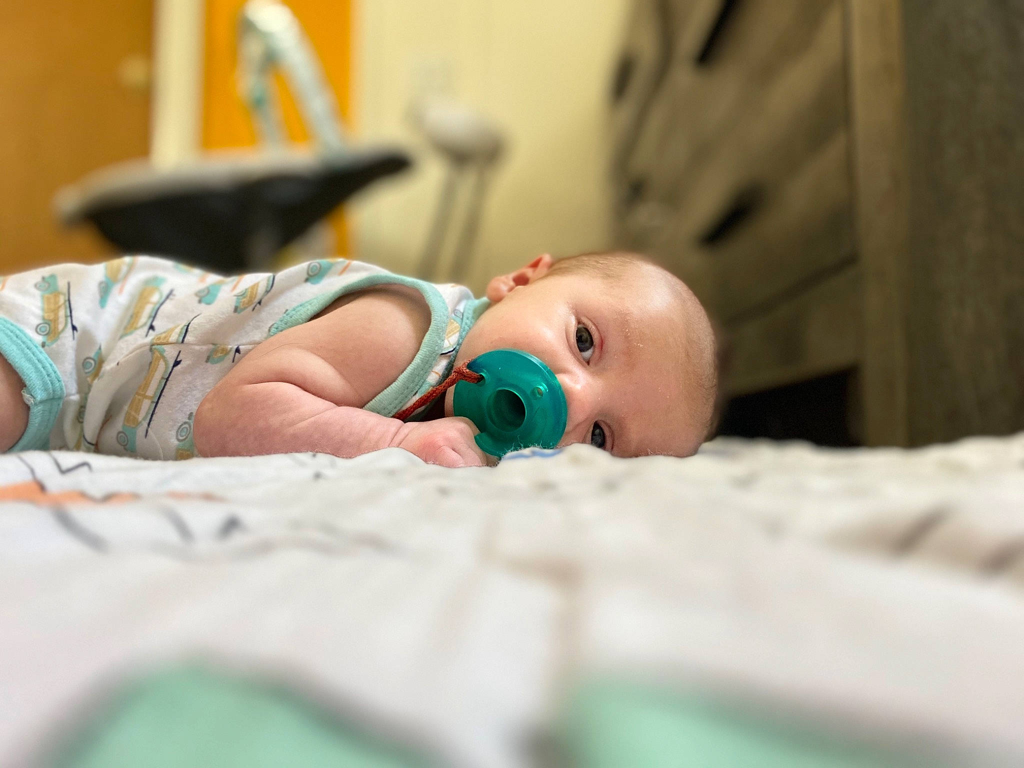 Keyan is registered to the contest to win money with this photo: baby, bedtime, birth, cheek, child, childbirth, hand, nose, person, room, skin, sleep, toddler, tummy_time