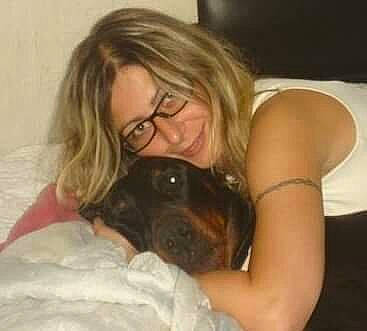 Spike participe au concours pour gagner de l'argent avec cette photo : canidae, carnivore, companion_dog, dog, dog_breed, fawn, guard_dog, mouth, person, puppy, sporting_group