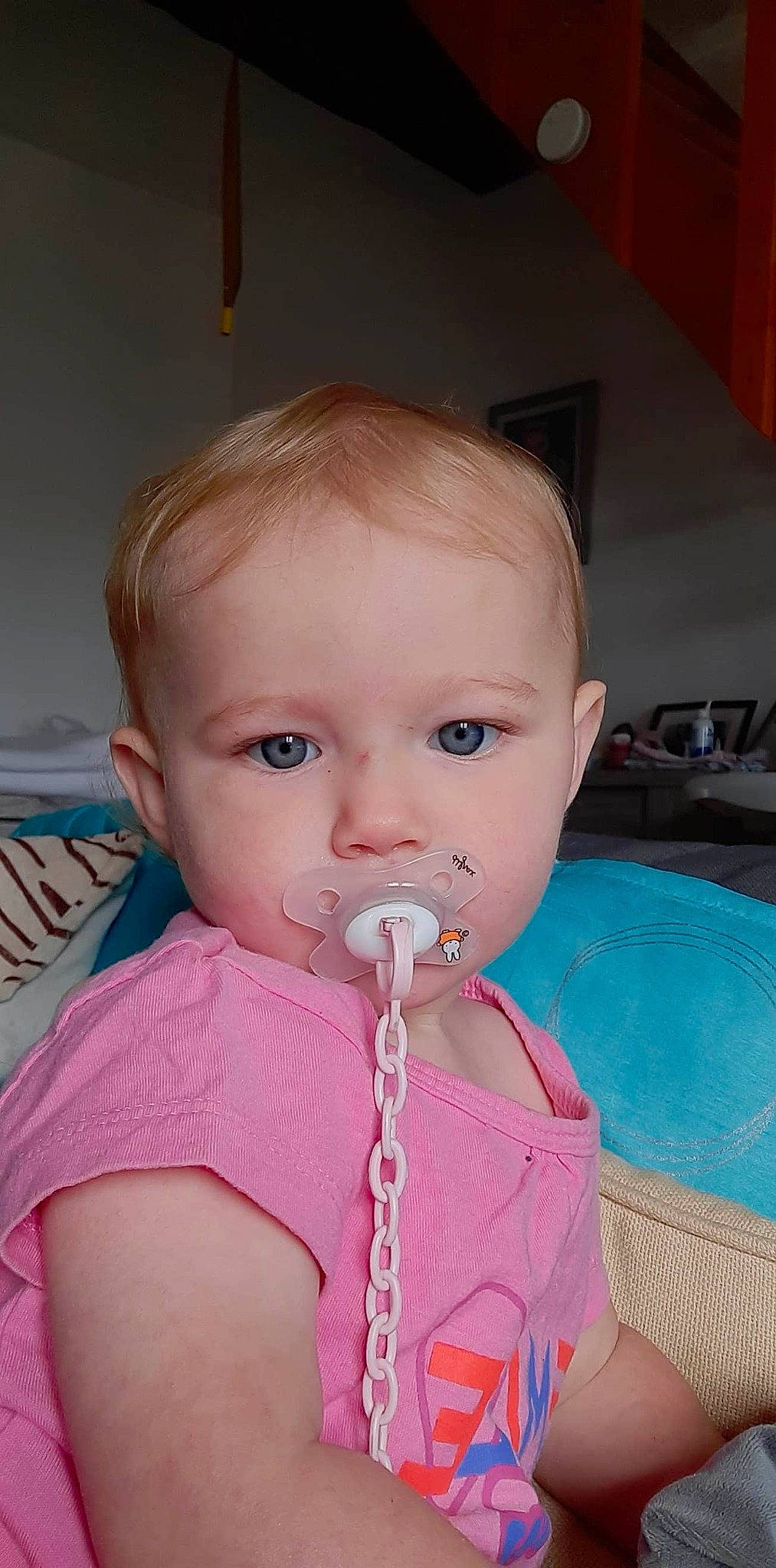 Maëlys a rejoint le concours — aidez-le/la à gagner de superbes lots ! baby, cheek, child, eye, face, lip, mouth, neck, nose, person, pink, skin, toddler