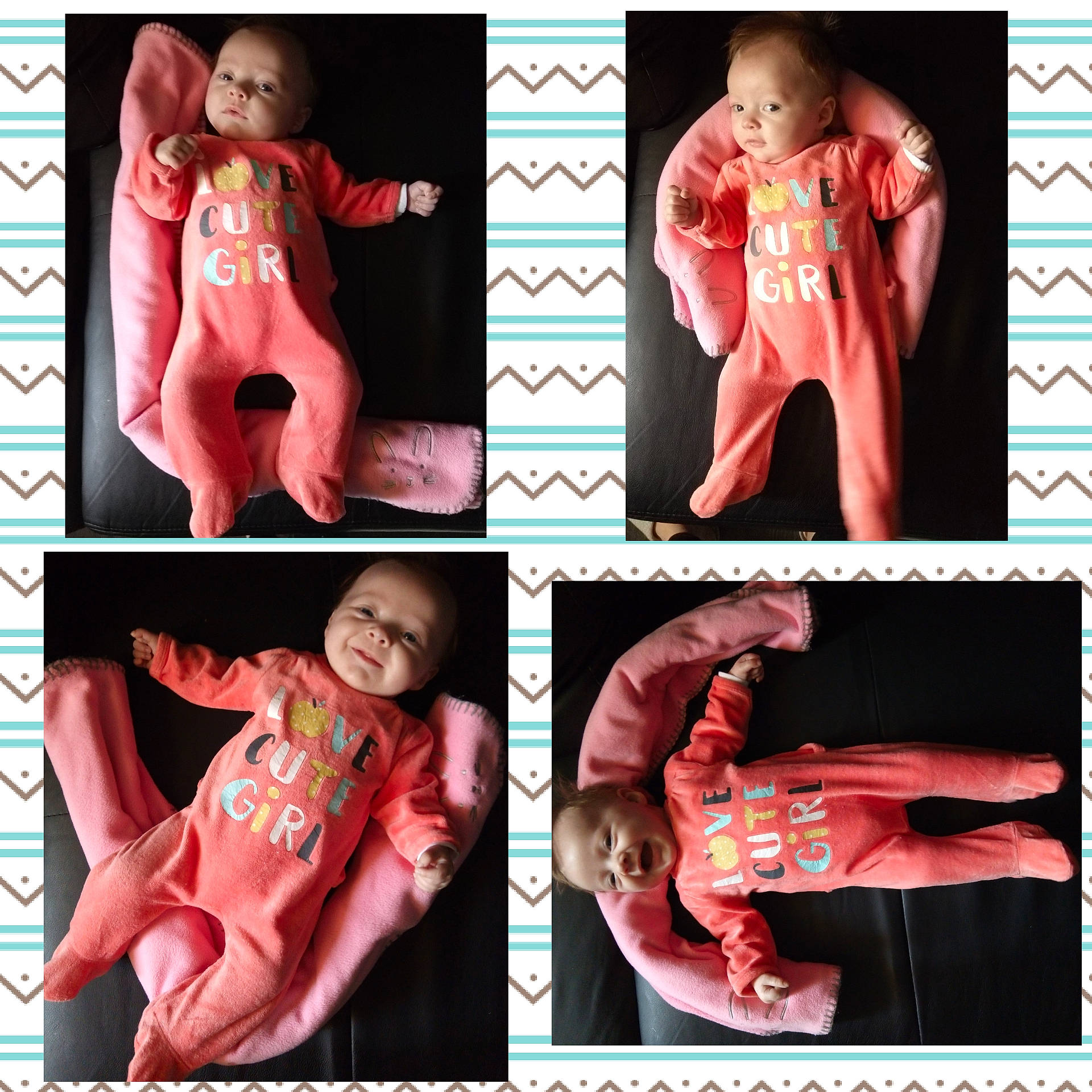 Ivana participe au concours pour gagner de l'argent avec cette photo : arm, art, baby, baby_toddler_clothing, collage, font, gesture, happy, human, magenta, muscle, neck, organ, person, photograph, pink, red, sleeve, snapshot, symmetry