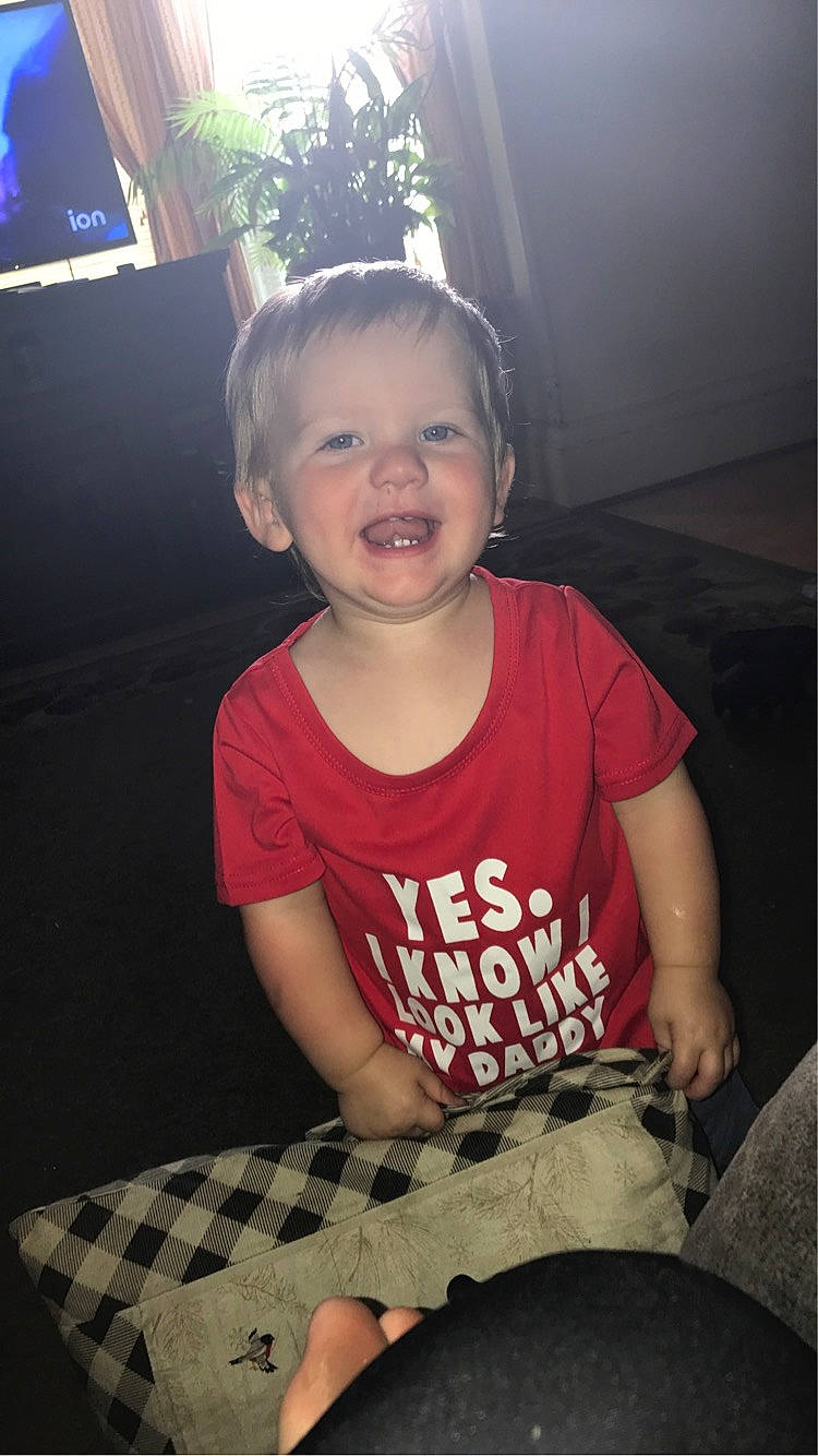 Sylus joined the competition — help win amazing prizes! baby_toddler_clothing, chin, cool, finger, flash_photography, fun, furniture, hand, happy, joy, leg, mouth, muscle, person, plaid, skin, sleeve, smile, standing, t_shirt
