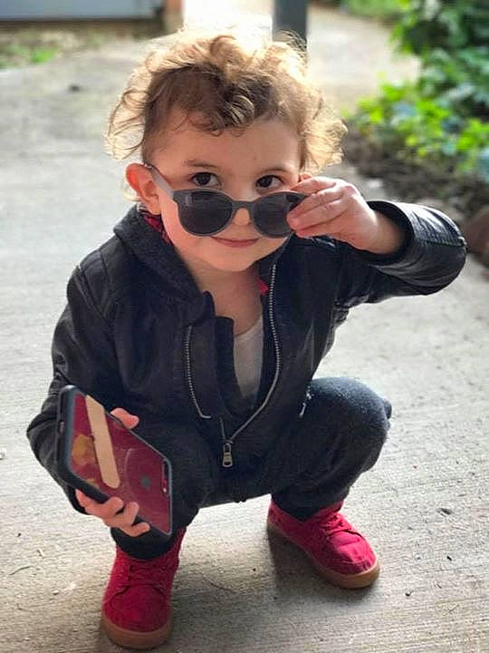 Damon is registered to the contest to win money with this photo: child, cool, eyewear, glasses, goggles, person, personal_protective_equipment, photography, sunglasses, toddler, vacation, vision_care