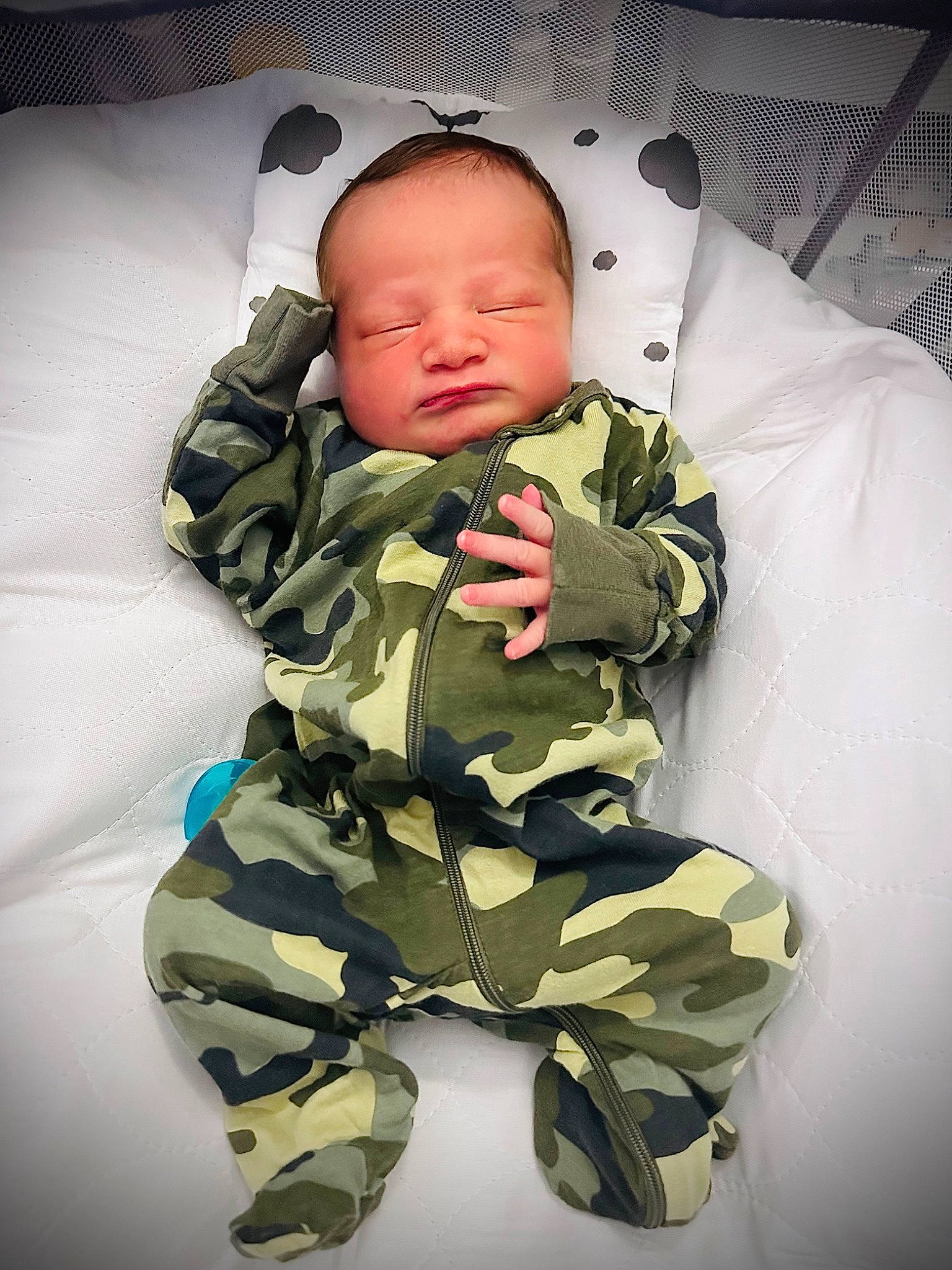 Gage joined the competition — help win amazing prizes! army, baby, baby_toddler_clothing, camouflage, cargo_pants, clothing, comfort, eye, gesture, military, military_camouflage, military_organization, military_person, military_uniform, pattern, person, personal_protective_equipment, sleeve, soldier, toddler