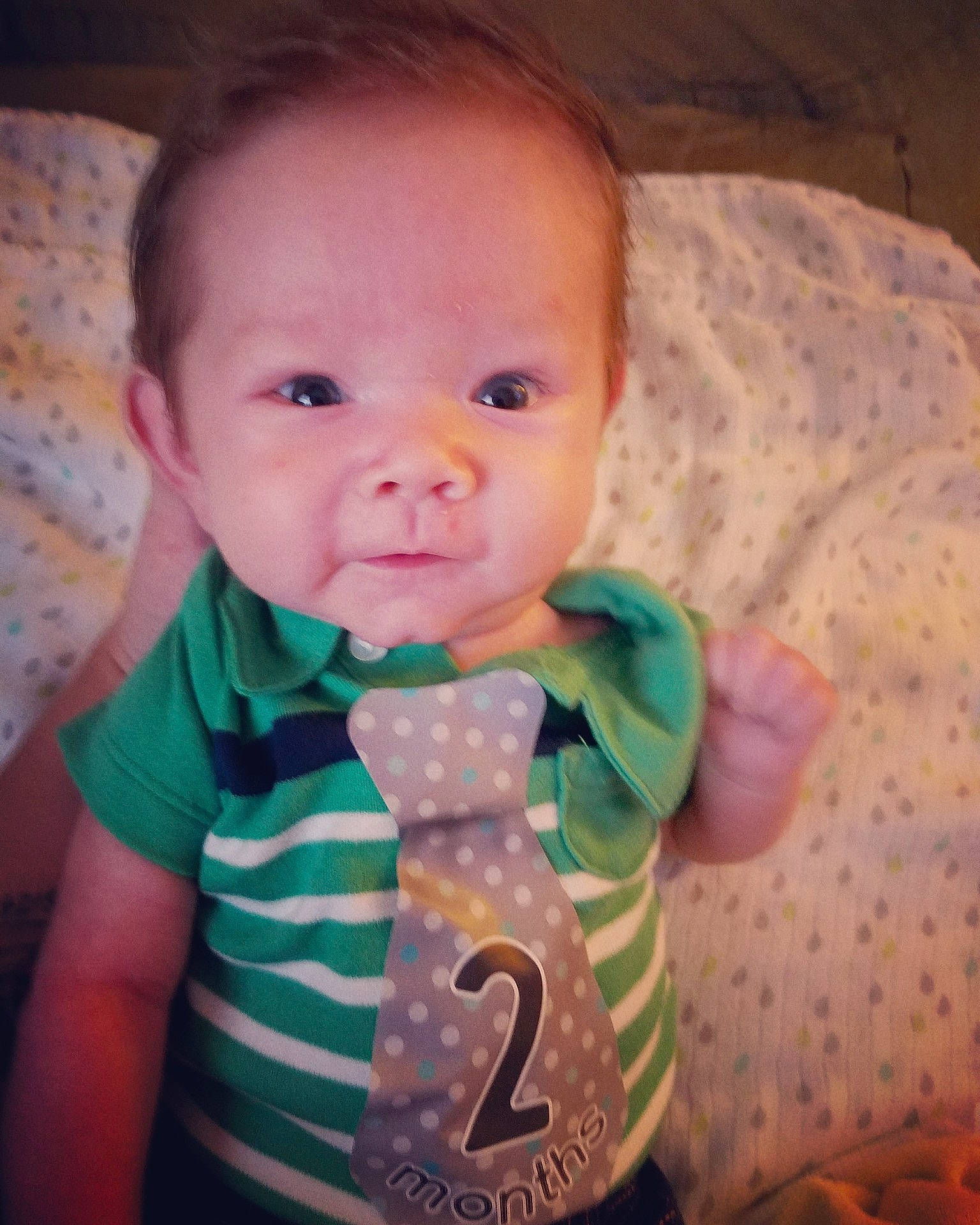 Deklyn joined the competition — help win amazing prizes! boy, cheek, child, day, eye, face, fun, girl, green, head, infant, iris, lip, mouth, nose, product, skin, smile, textile, toddler