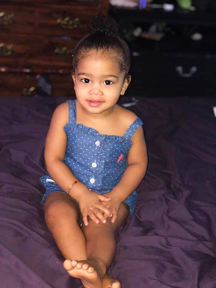 Angelyn joined the competition — help win amazing prizes! barefoot, cheek, child, child_model, eye, iris, joy, leg, person, sitting, skin, smile, sportswear, toddler