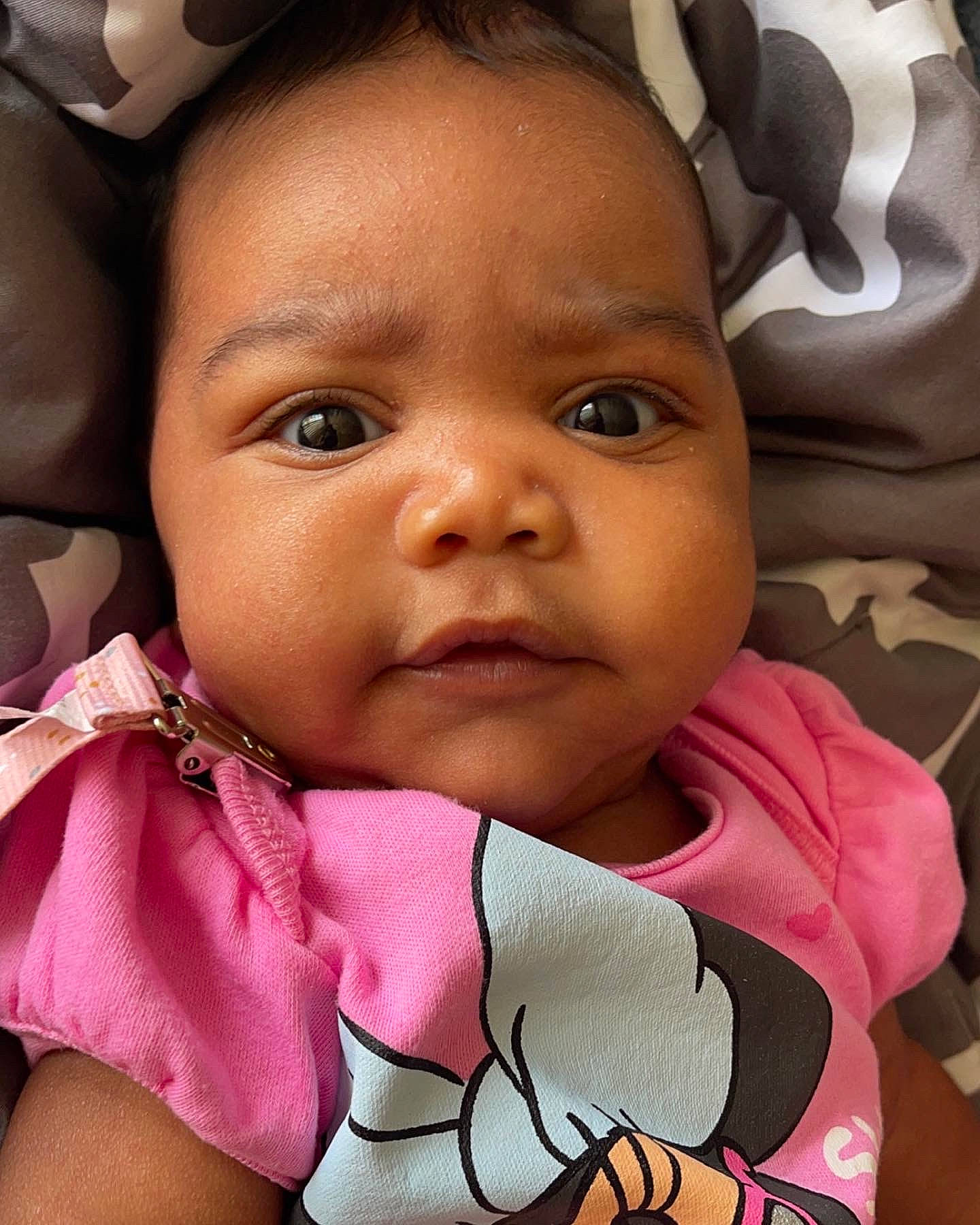 Jurnee is registered to the contest to win money with this photo: baby_toddler_clothing, cheek, chin, ear, eye, eyebrow, eyelash, face, forehead, hair, happy, head, lip, mouth, nose, person, product, skin, smile, textile