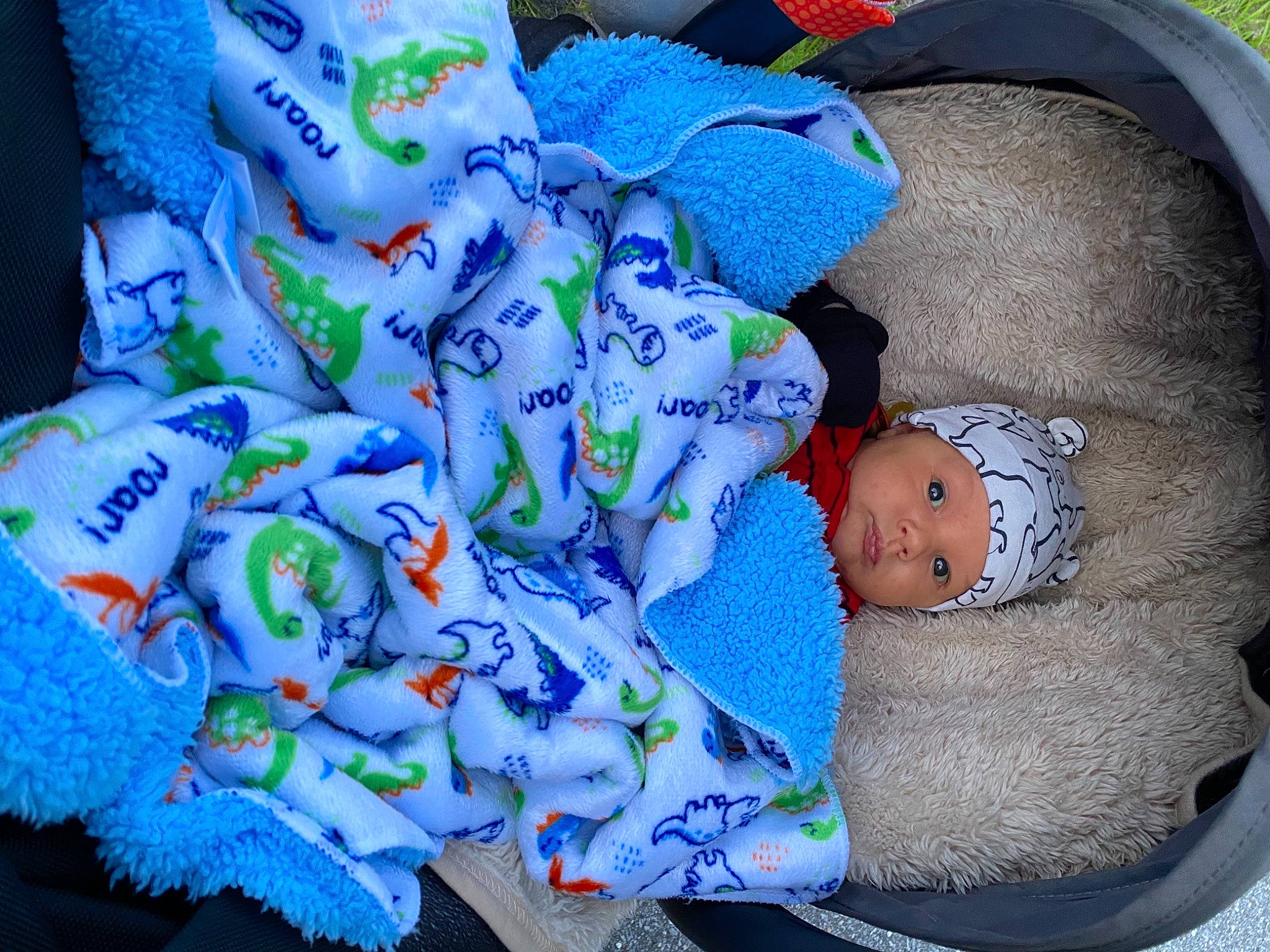 Colin joined the competition — help win amazing prizes! baby, baby_products, baby_sleeping, baby_toddler_clothing, blue, child, comfort, electric_blue, headwear, linens, nap, pattern, person, sleep, textile, toddler