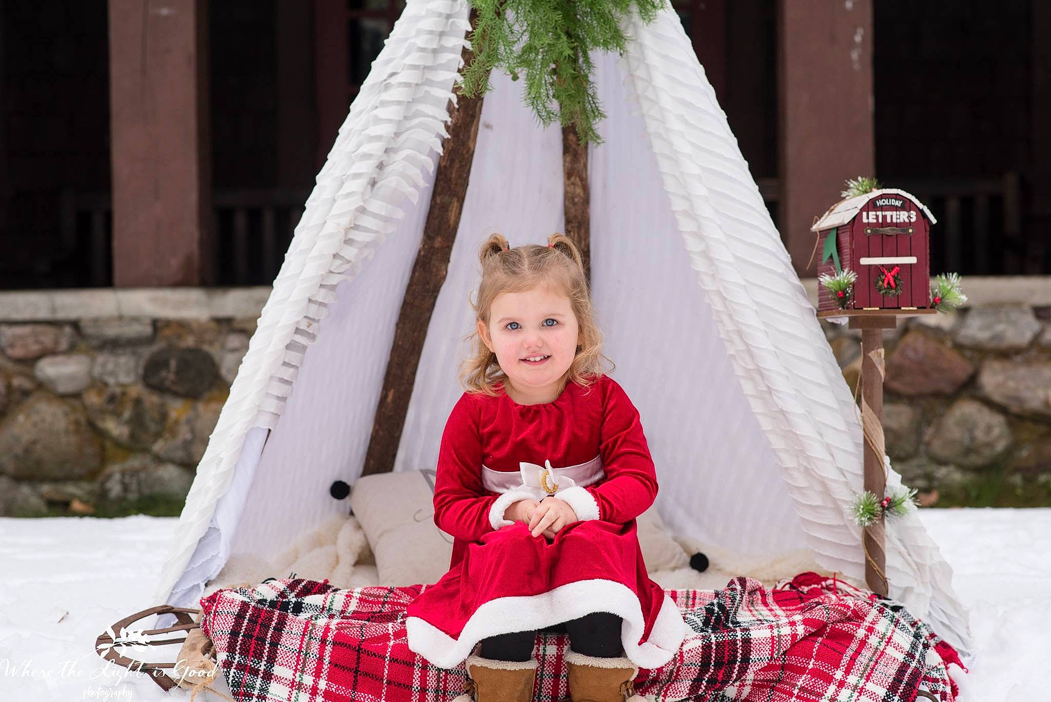 Coraline joined the competition — help win amazing prizes! child, christmas, fun, girl, holiday, joy, person, product, tradition, winter