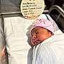 Serenity is registered to the contest to win money with this photo: newborn, baby, sleeping, blanket, pink_hat, hospital, bassinet, face, child, infant, cute, resting, swaddled, soft, peaceful, portrait, indoors, newborn_baby, hospital_bassinet, birth_announcement