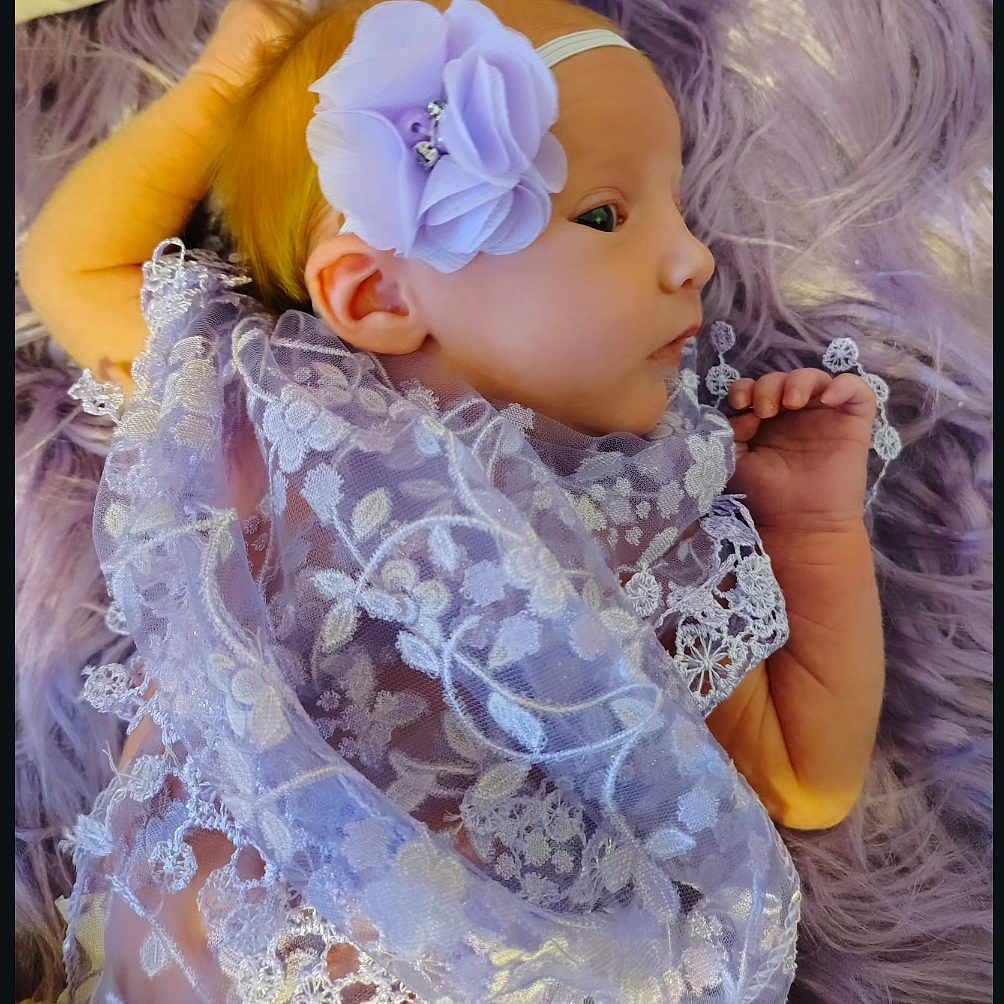 Rosaliyah joined the competition — help win amazing prizes! accessories, baby, bodypart, clothing, dress, face, finger, flower, flowerarrangement, formalwear, hand, hat, head, lace, person, petal, photography, plant, portrait, toy