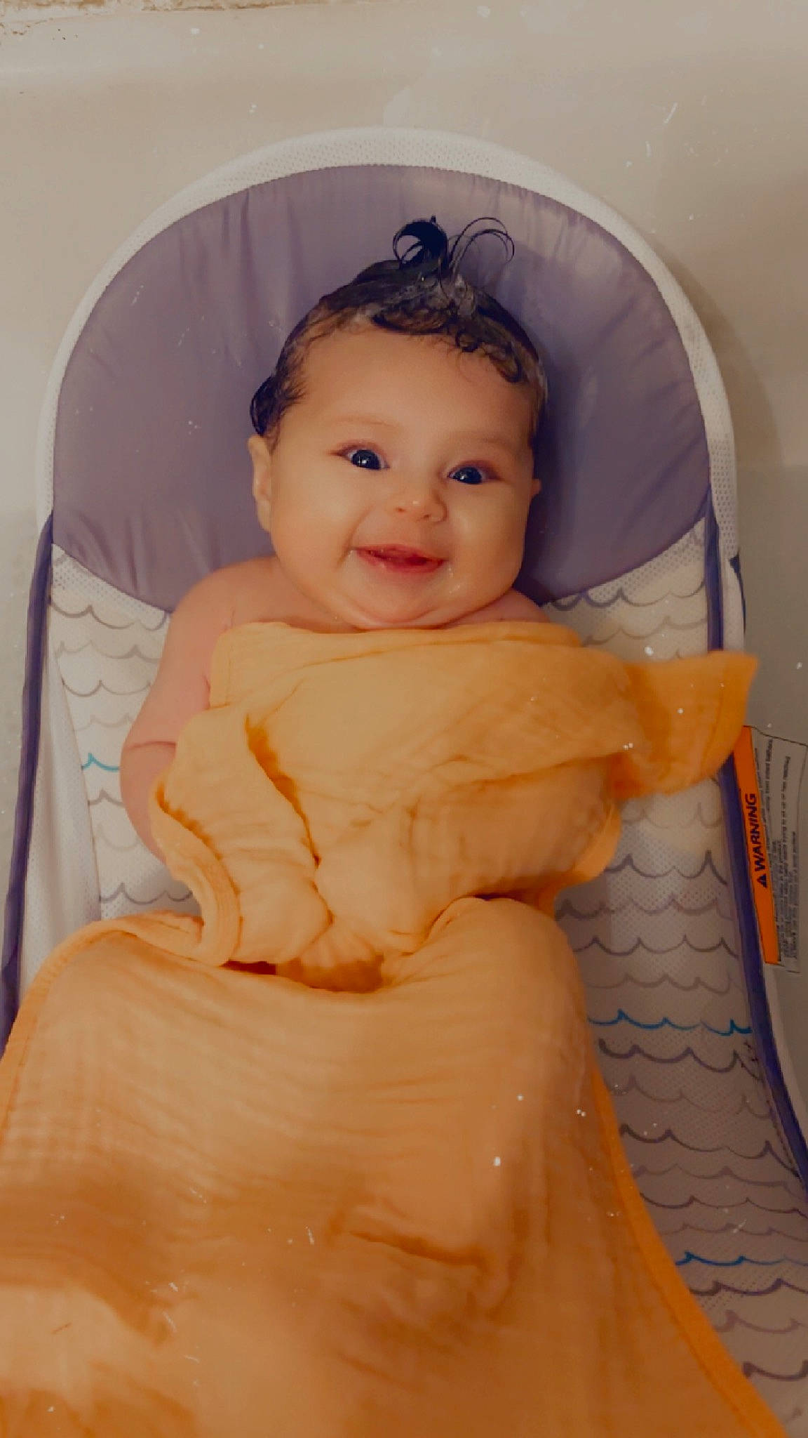 Elayna joined the competition — help win amazing prizes! abdomen, baby, baby_products, baby_toddler_clothing, chair, cheek, chest, child, comfort, eye, eyelash, happy, human_body, joy, lip, person, sitting, smile, stomach, thumb