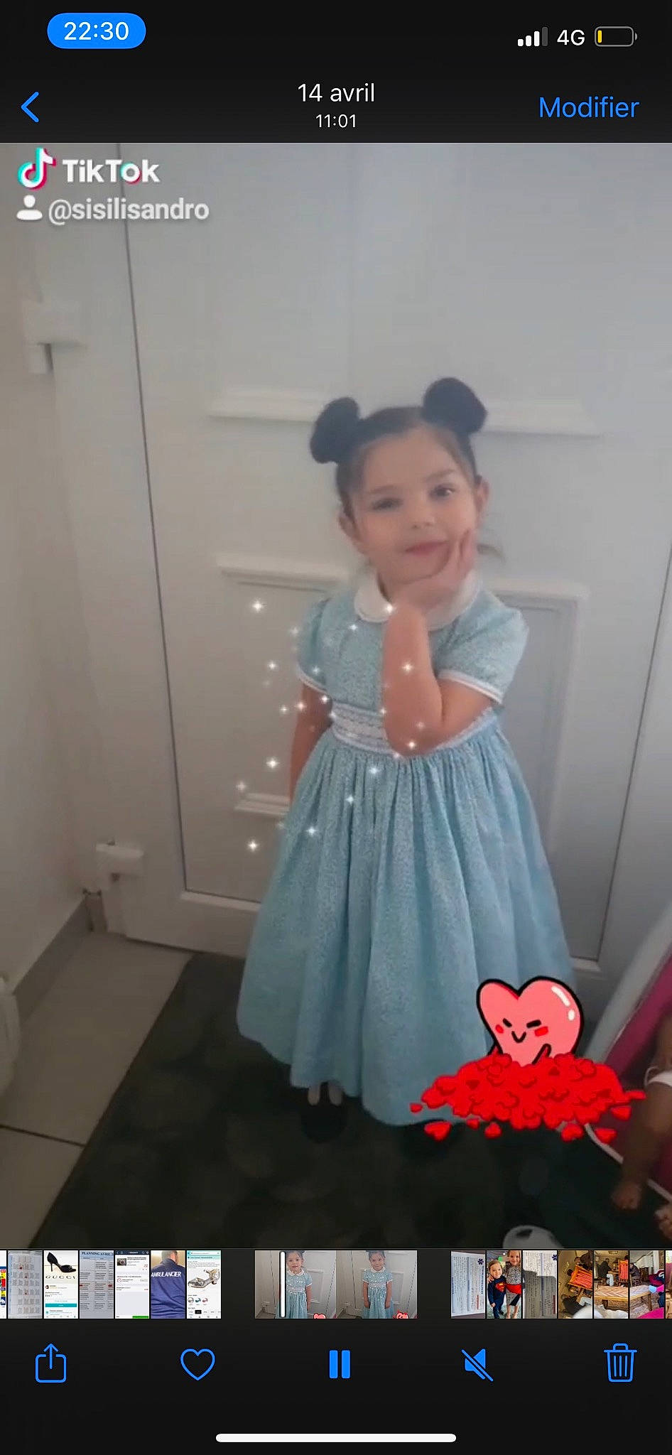 Cécilia participe au concours pour gagner de l'argent avec cette photo : baby_toddler_clothing, child, day_dress, dress, event, fashion_design, flooring, formal_wear, happy, one_piece_garment, pattern, peach, person, petal, pink, room, sleeve, smile, standing, toddler