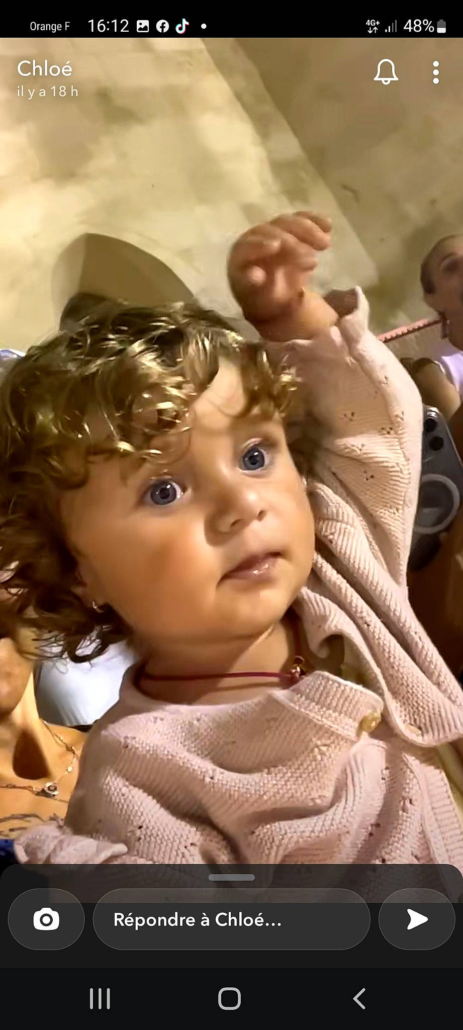 Néhémie a rejoint le concours — aidez-le/la à gagner de superbes lots ! cheek, chin, ear, eyebrow, eyelash, forehead, gesture, hairstyle, happy, headgear, iris, jaw, lip, mammal, mouth, neck, nose, person, skin, toddler