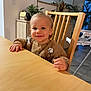 baby, bodypart, chair, diningtable, face, finger, furniture, hand, hardwood, head, indoors, interiordesign, person, photography, plywood, portrait, sitting, table, tabletop, wood