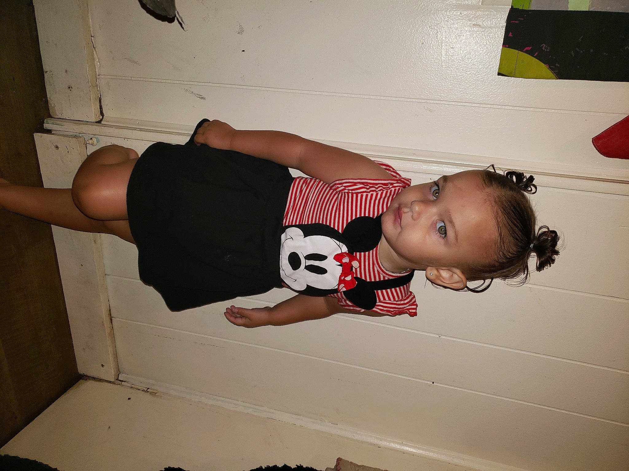 Trista joined the competition — help win amazing prizes! baby, baby_toddler_clothing, ceiling, child, comfort, elbow, flooring, fun, happy, human_leg, knee, pattern, person, room, sleeve, thigh, toddler, waist, wood, wrist