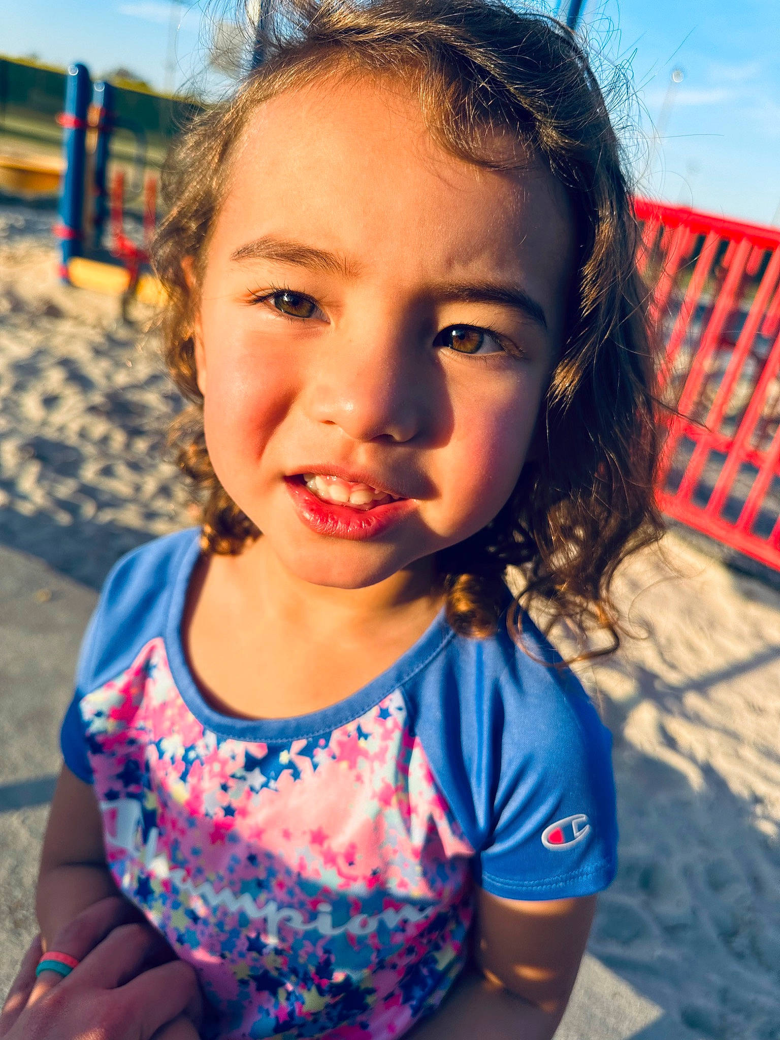 Mirabella joined the competition — help win amazing prizes! azure, blue, chin, cool, eye, face, facial_expression, hair, hairstyle, happy, head, iris, joy, lip, mouth, nose, people_in_nature, person, skin, sky