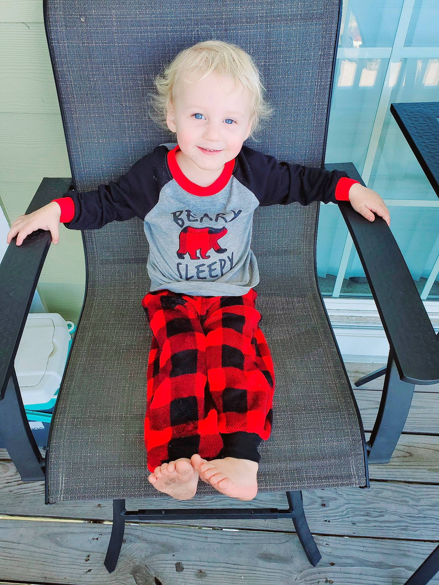 Dawson is registered to the contest to win money with this photo: baby_toddler_clothing, child, clothing, design, joy, kilt, pattern, person, plaid, sleeve, t_shirt, tartan, textile, toddler