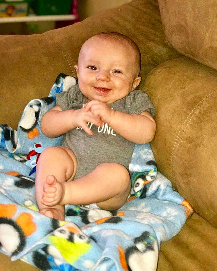 Brian is registered to the contest to win money with this photo: baby, child, diaper, joy, person, skin, toddler