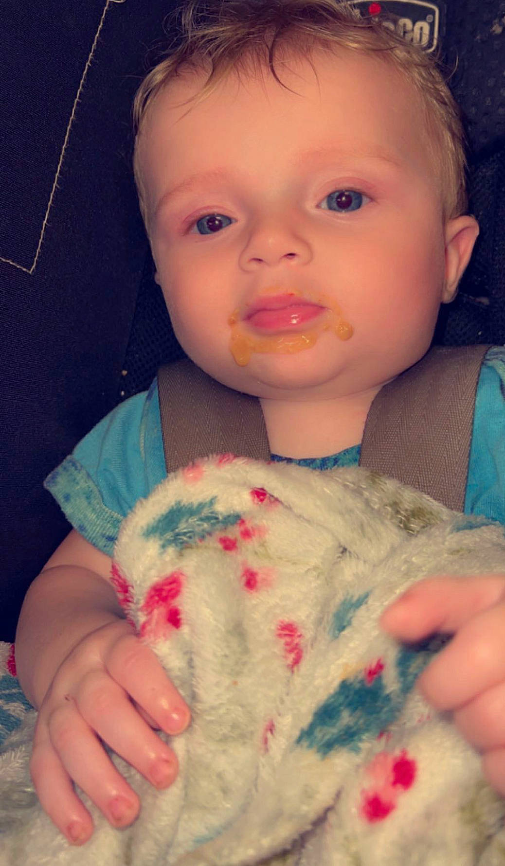 Branson joined the competition — help win amazing prizes! baby_toddler_clothing, cheek, child, chin, dress, eyelash, finger, gesture, happy, human_body, iris, jaw, joint, lip, mouth, neck, nose, person, shoulder, skin